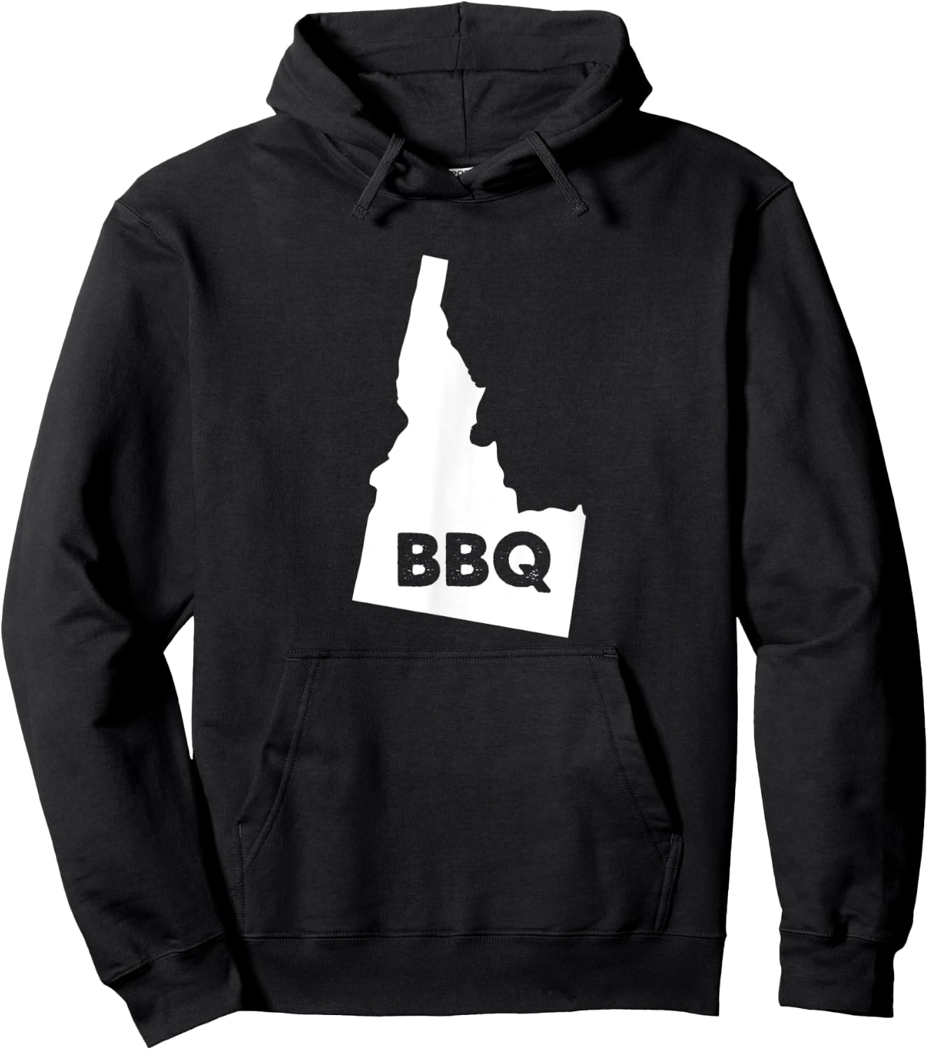 Idaho BBQ Home State Pride Barbecue Grill Hoodie - Hoodie | Black