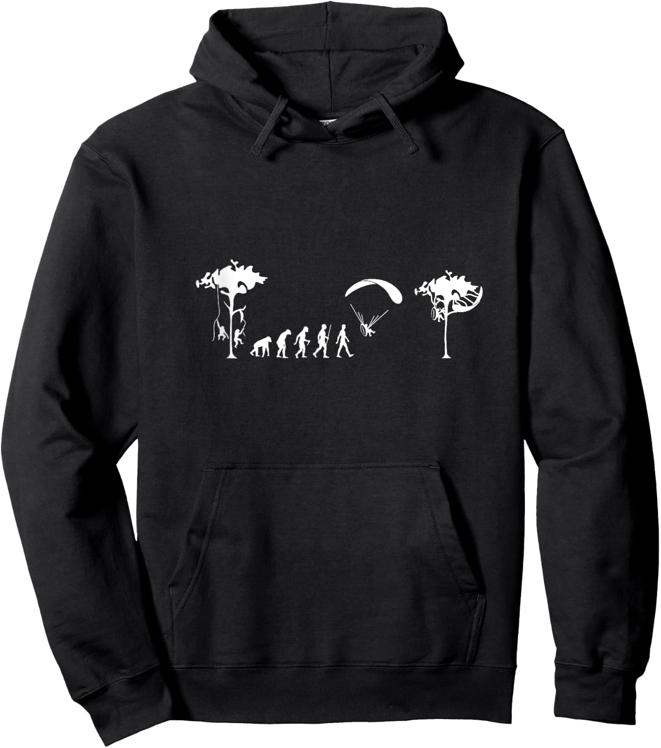 Paramotor PPG Paragliding Sports Funny Evolution Hoodie - Hoodie | Black