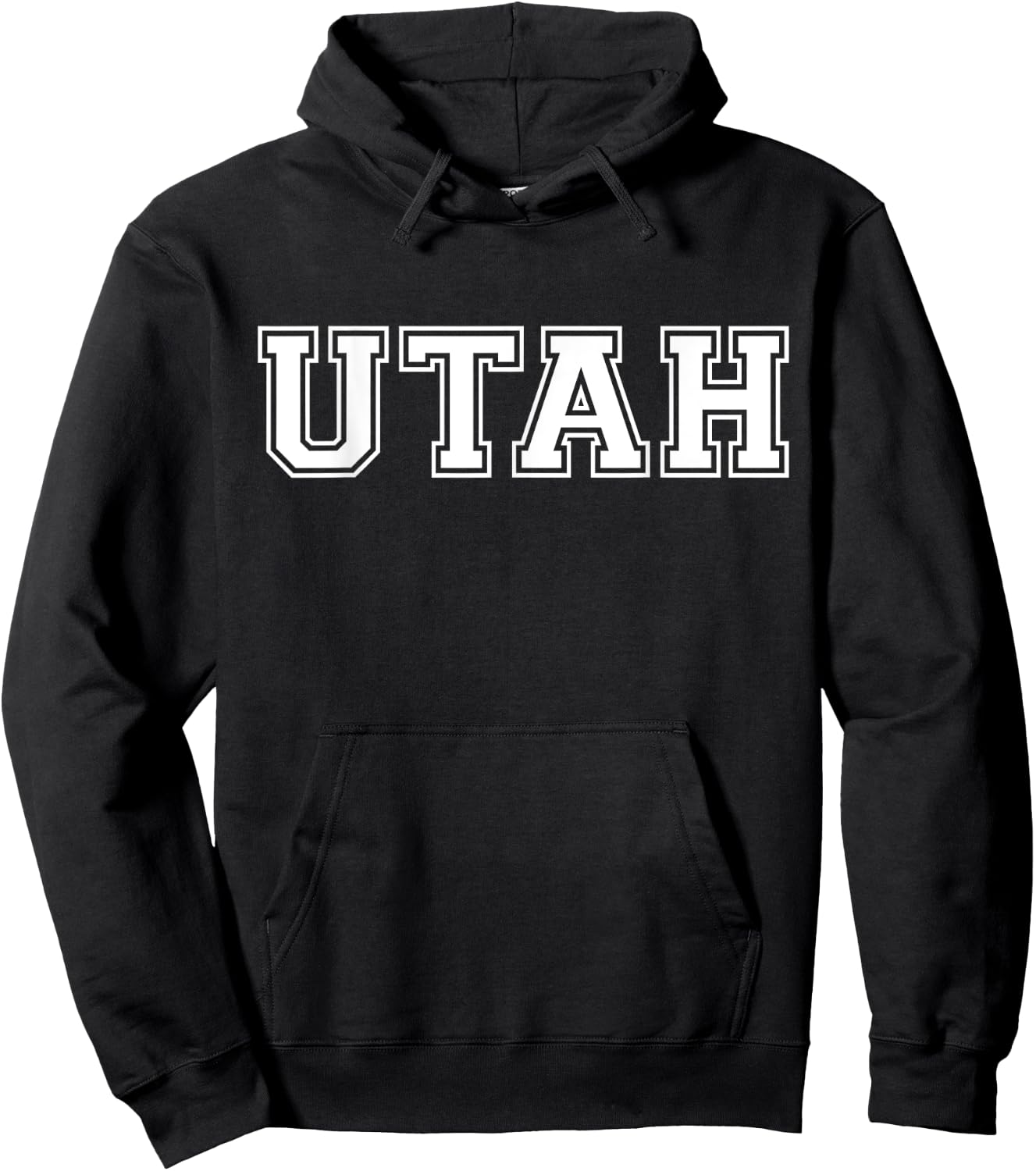 College University style Utah Sport Gift Hoodie - Hoodie | Black