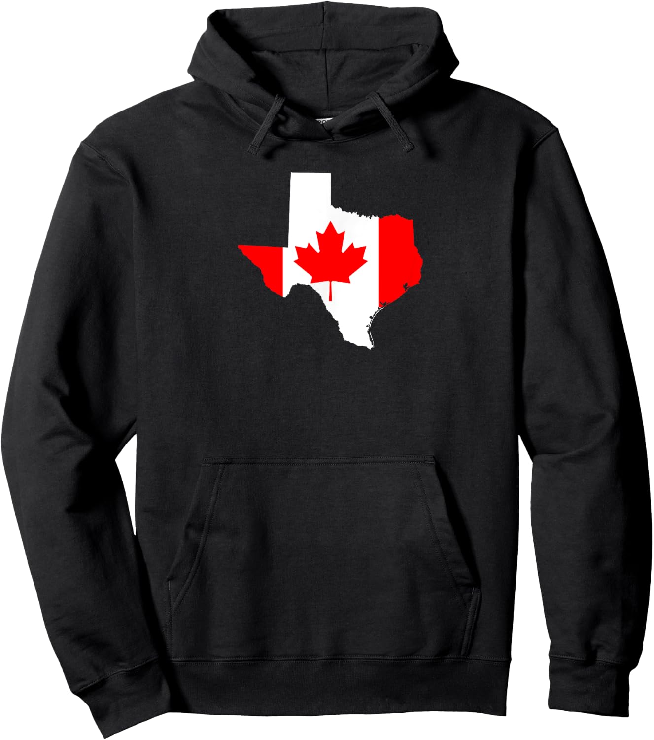 Texas Canada Pride - Texan Canadian Heritage shirt Hoodie - Hoodie | Black