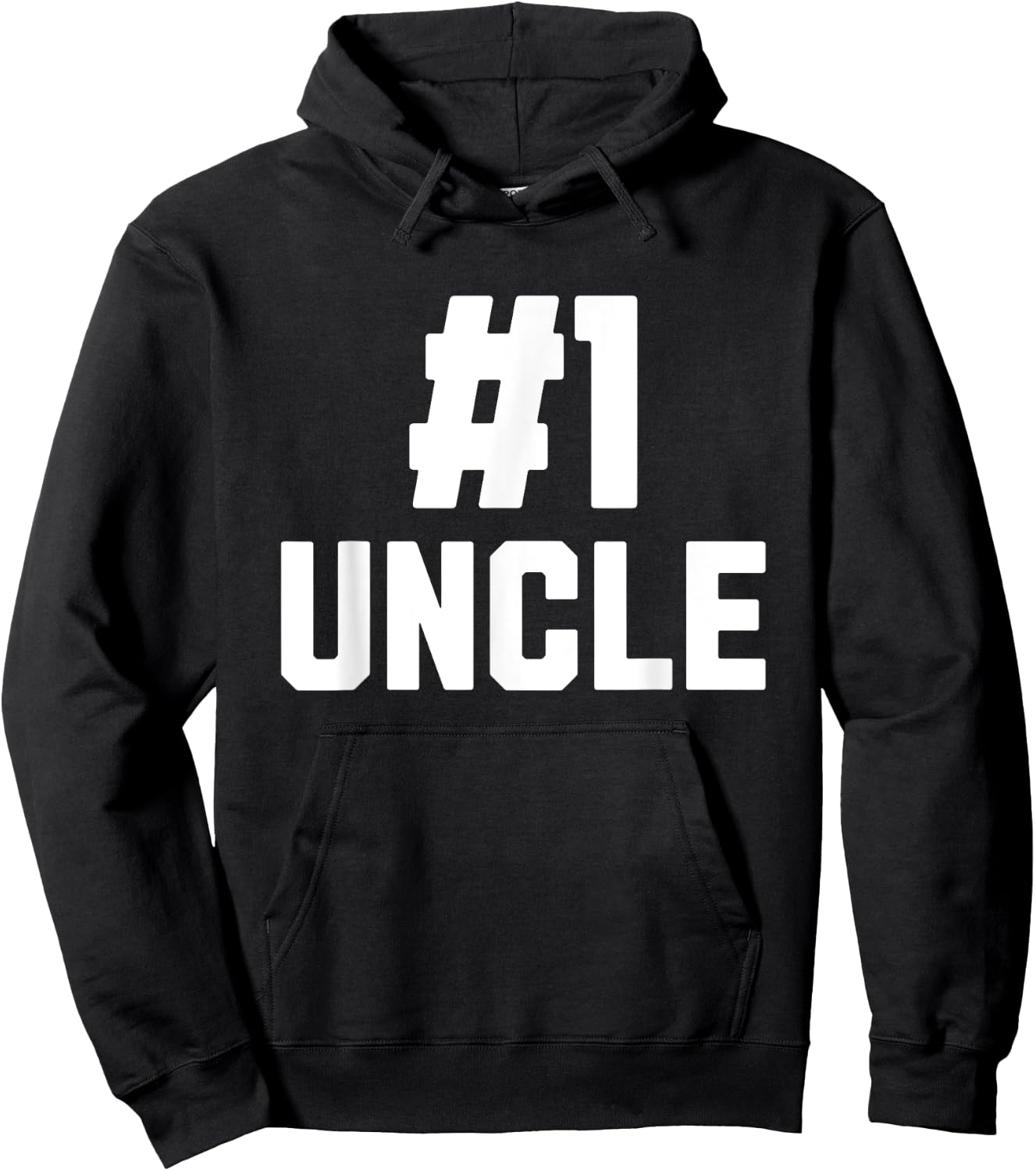 Number One Uncle Funny Family Matching Greatest #1 Uncle Hoodie - Hoodie | Black