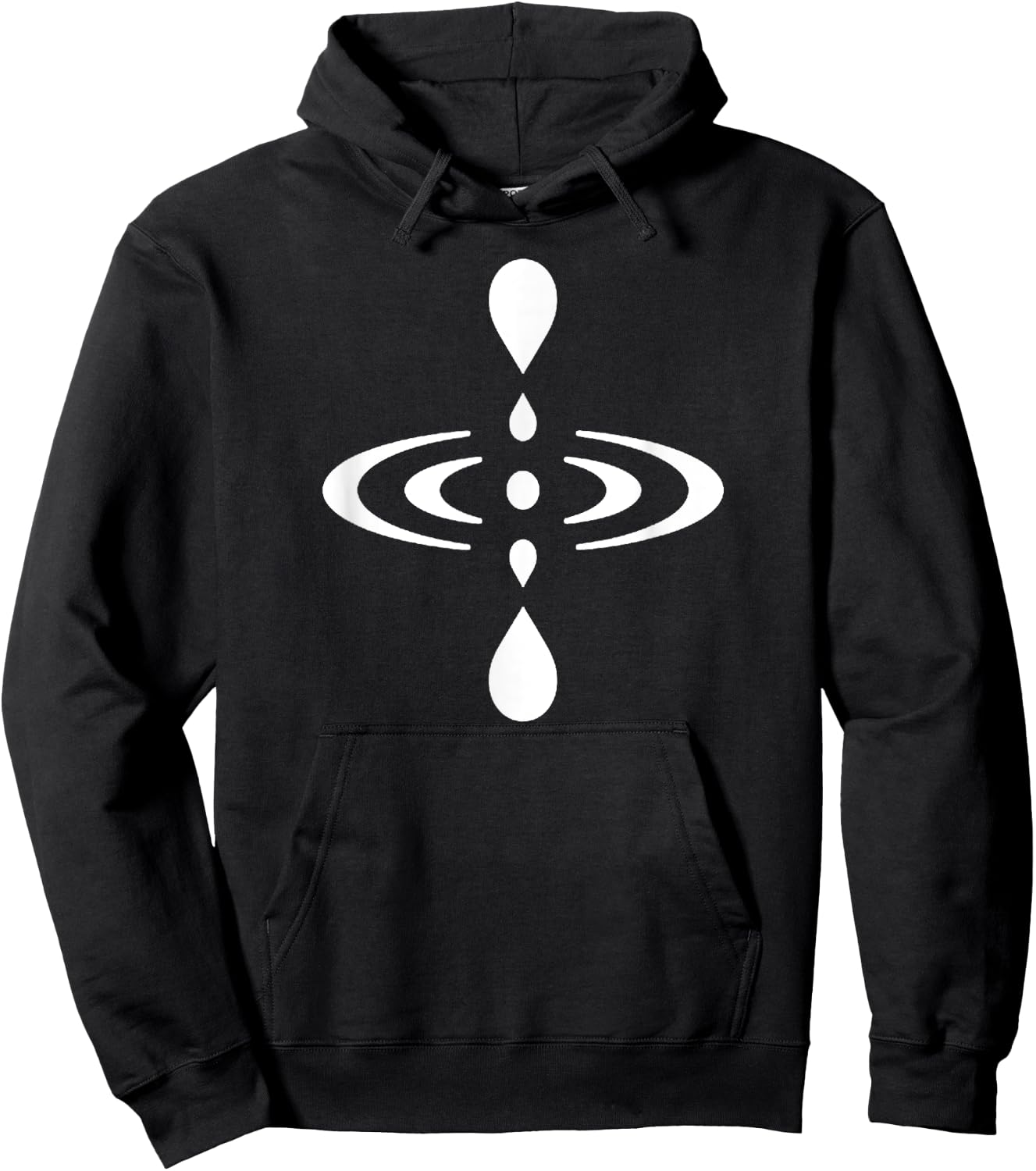 Mindfulness Present Moment Here and Now Symbol Hoodie - Hoodie | Black