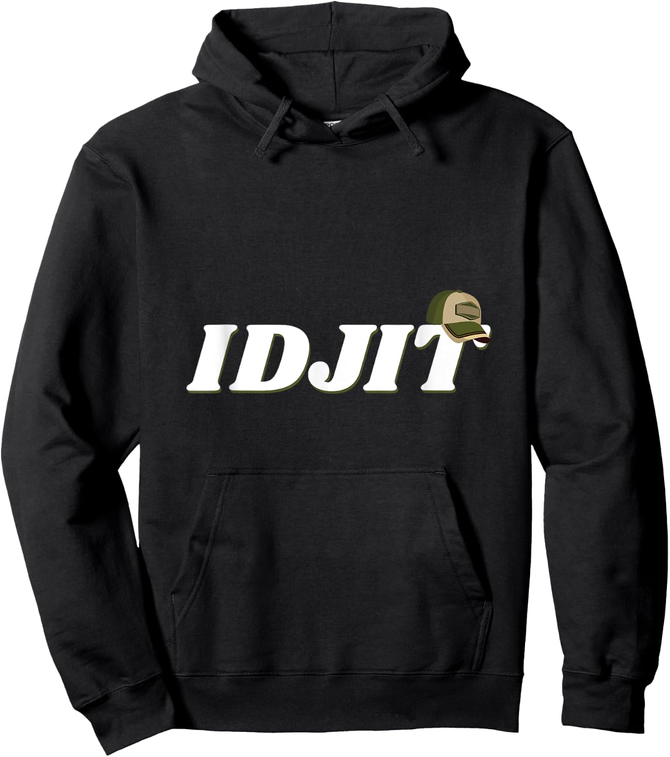 Idjit SPN Bobby Saying Hoodie - Hoodie | Black