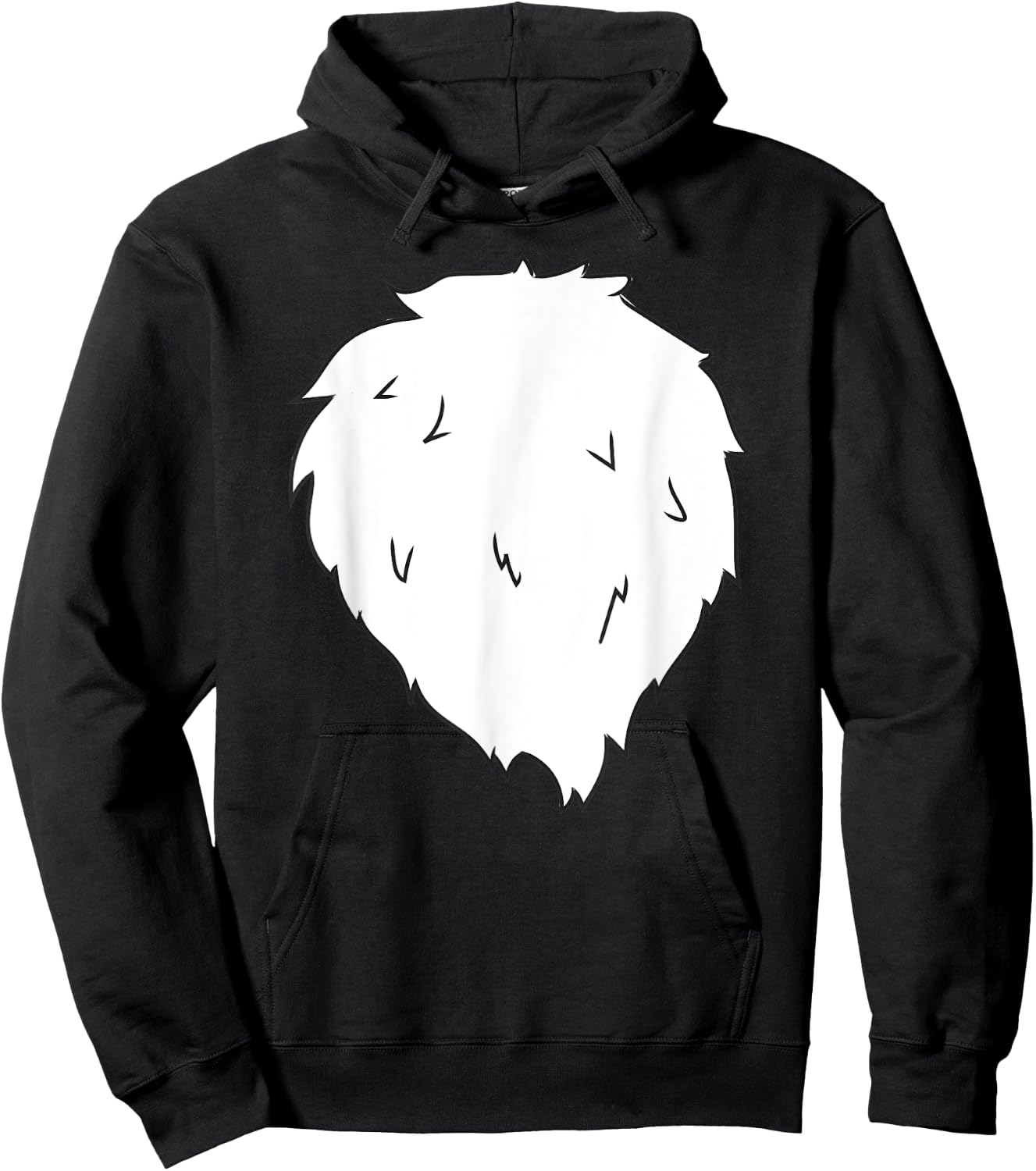 Fox Costume Cute Fox Belly Halloween Costume Shirt Hoodie - Hoodie | Black