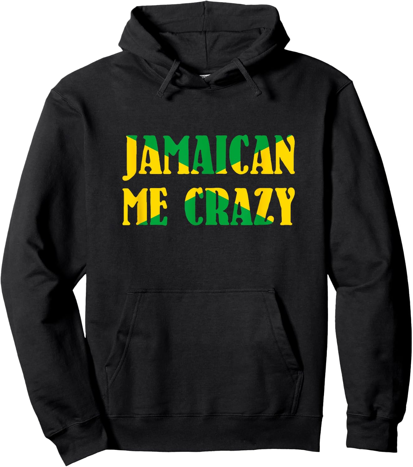 Jamaican me crazy - Jamaica Flag Shirt Hoodie - Hoodie | Black