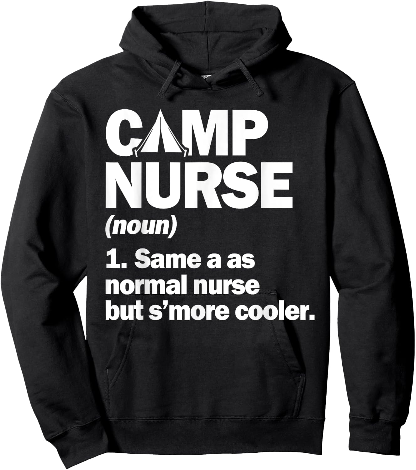 Camp nurse s'more cooler Hoodie - Hoodie | Black