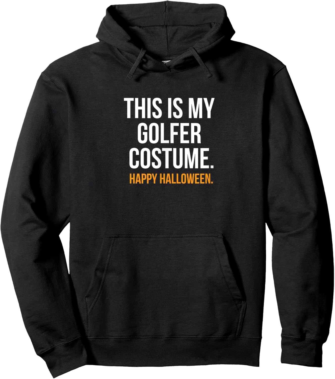 This Is My Golfer Costume Funny Halloween Hoodie - Hoodie | Black
