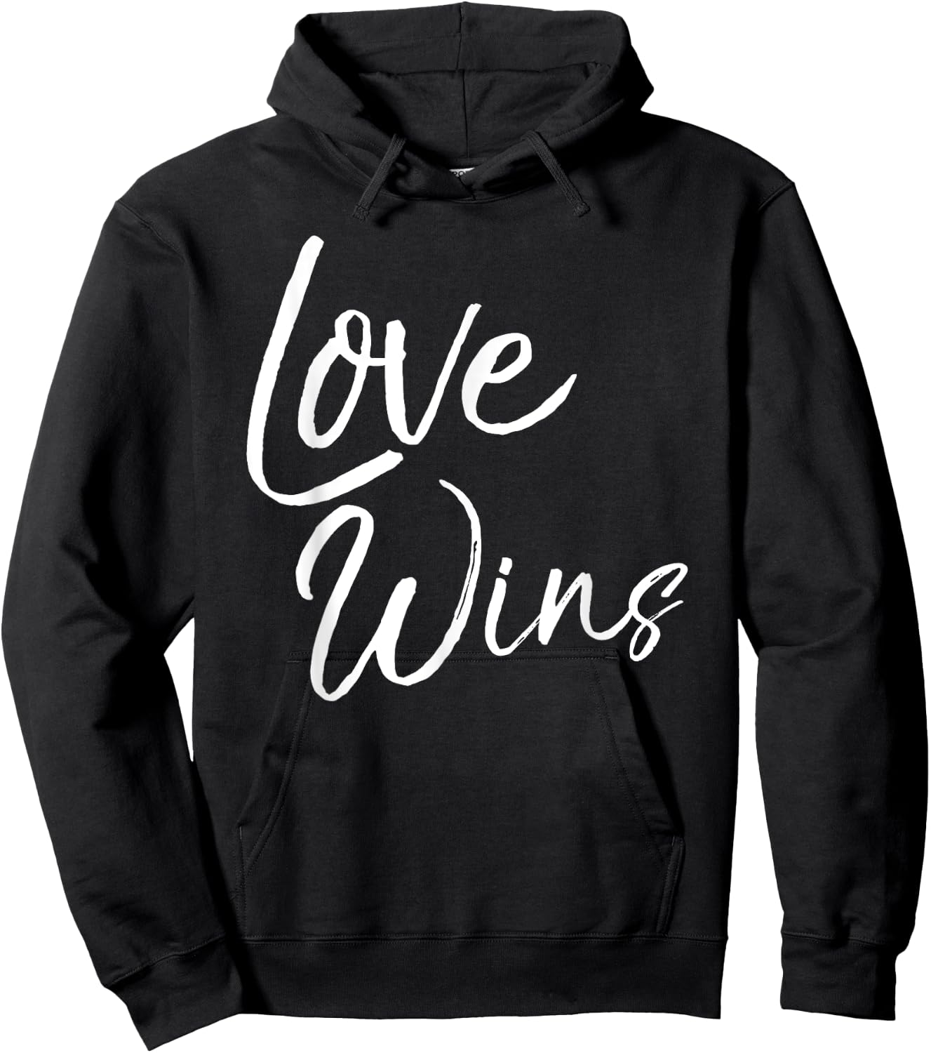 Love Wins Shirt Fun Cute Christian One Another Worship Hoodie - Hoodie | Black