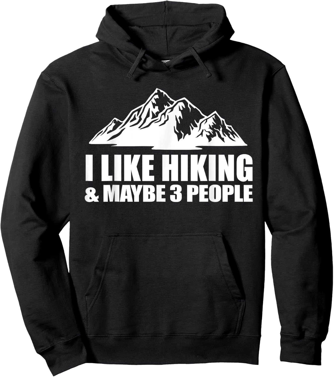 Best Hiking Art Women Outdoor Hike Hiker Gag Hiking Hoodie - Hoodie | Black