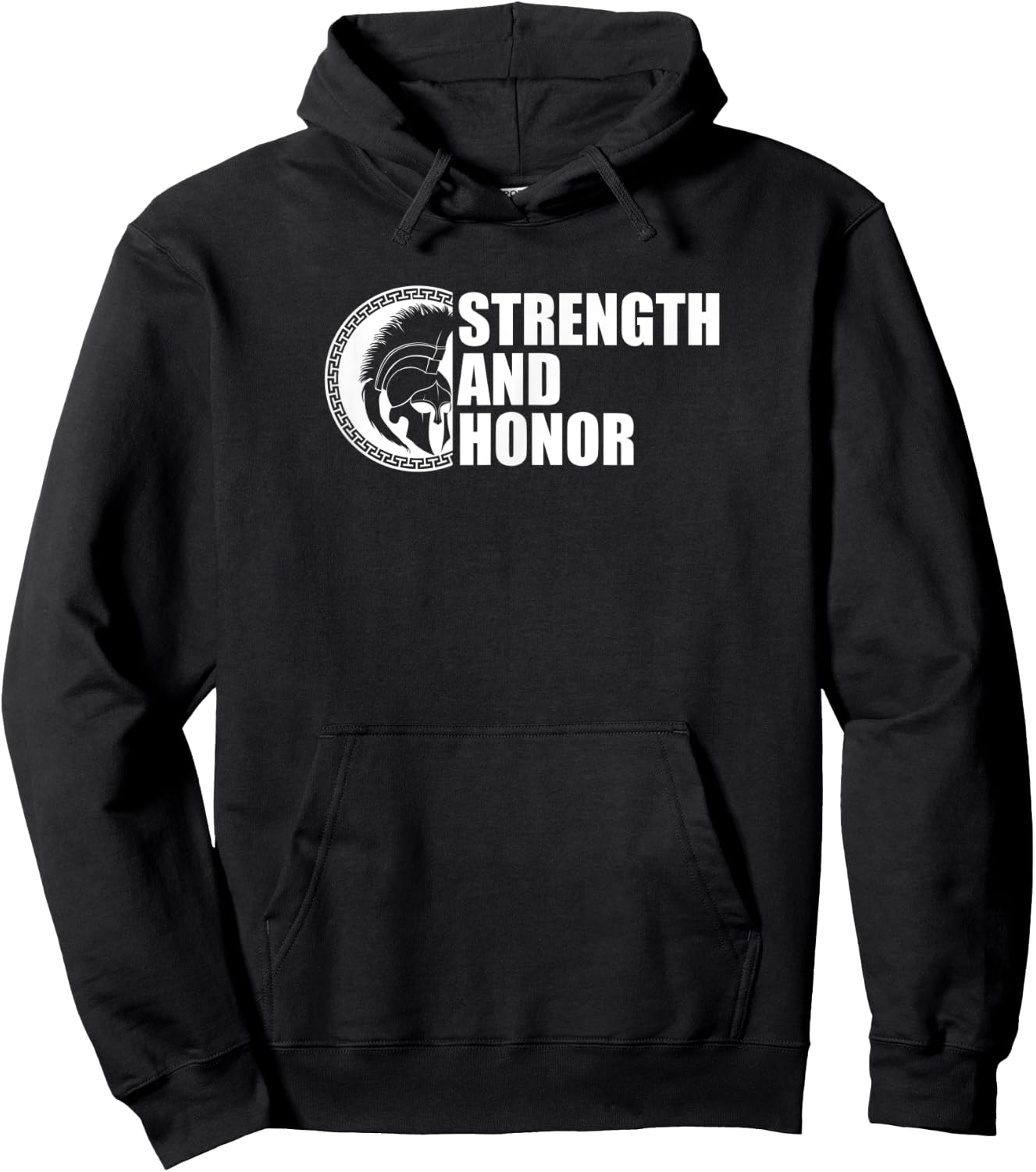 STRENGTH AND HONOR C597 Workout Gym MMA Fitness Hoodie - Hoodie | Black