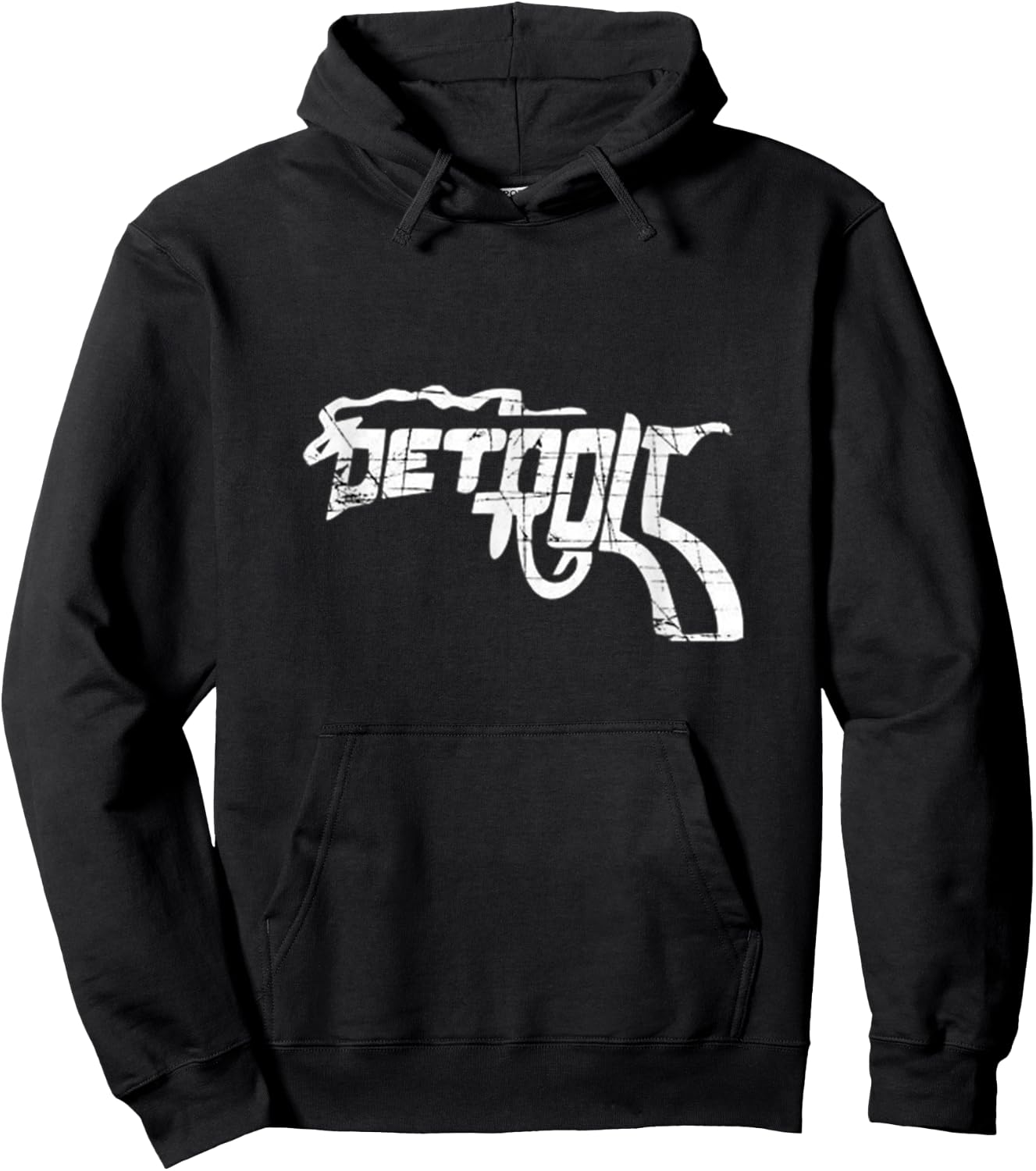 Detroit Pistol Shirt Hoodie - Hoodie | Black