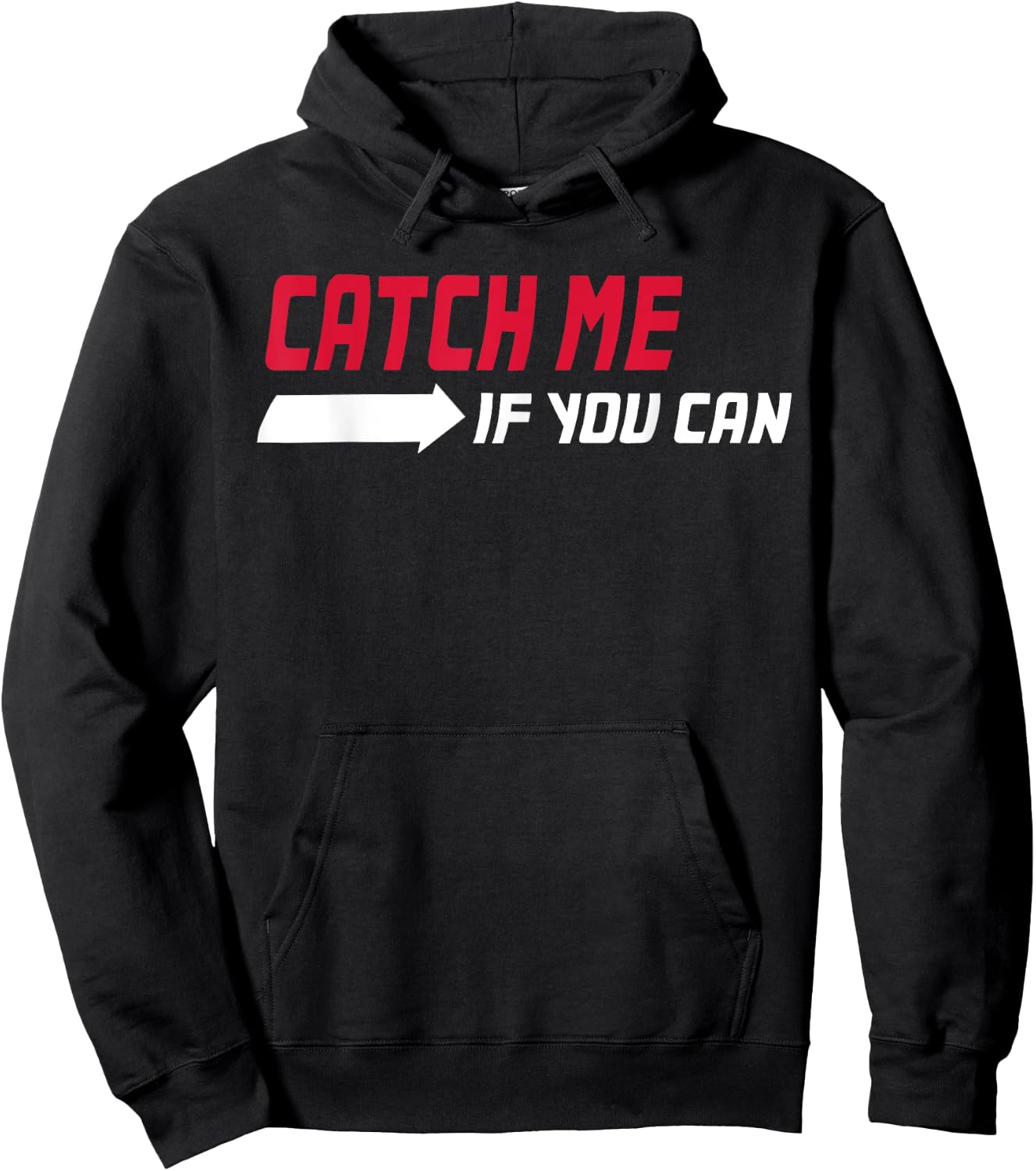 Catch me if you can - Running Hoodie - Hoodie | Black