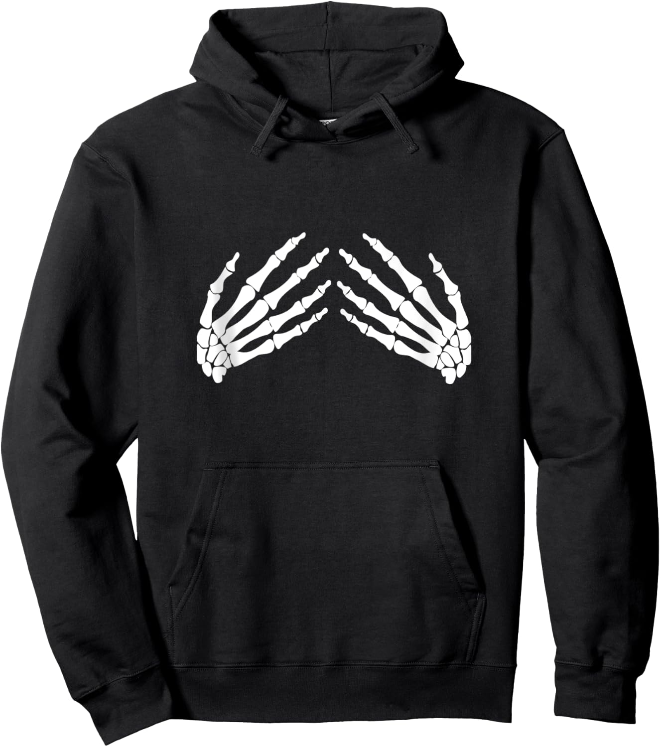 Skeleton Hands Grabbing Boobs Halloween Hoodie - Hoodie | Black