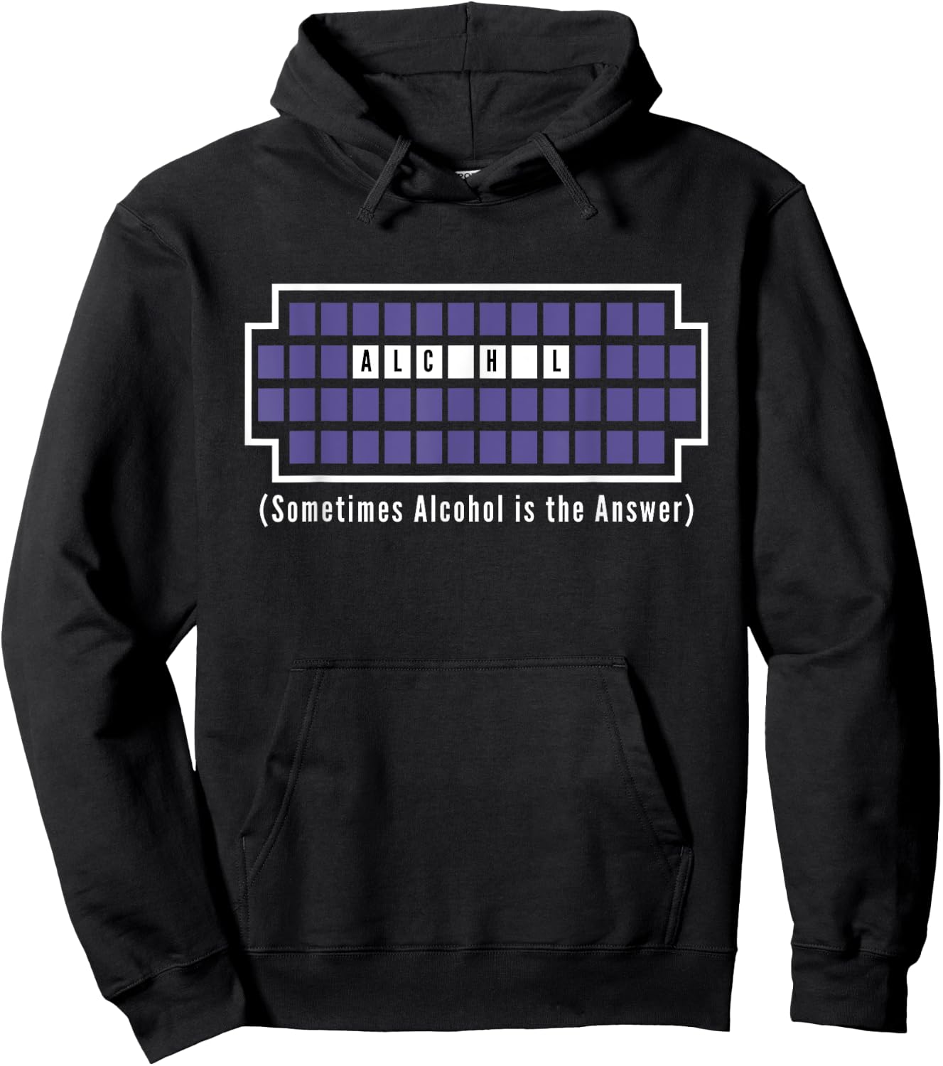 Sometimes Alcohol Is The Answer Funny Hoodie - Hoodie | Black