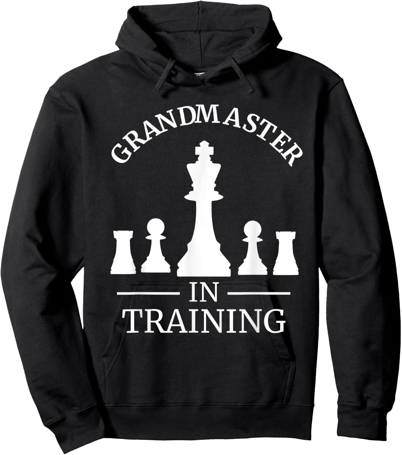 Funny Chess Player - Grandmaster in Training - T Shirt Hoodie - Hoodie | Black
