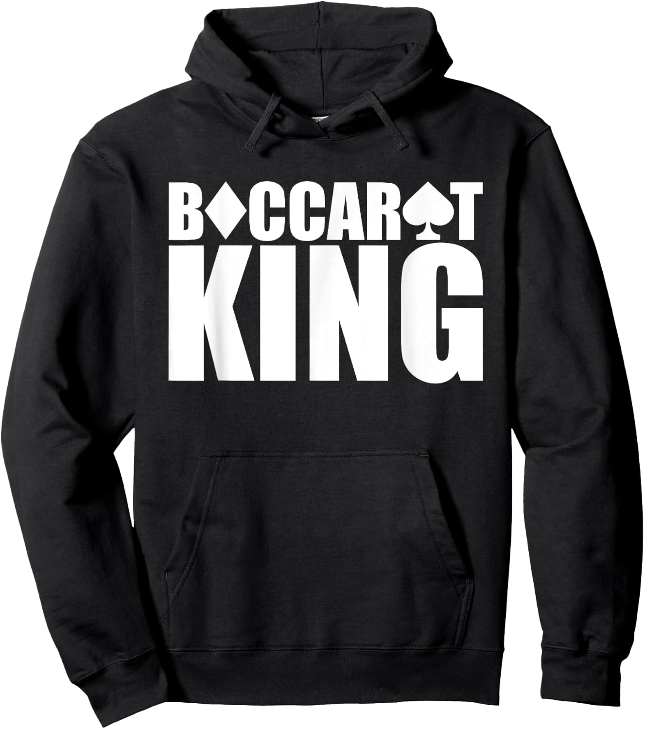 Baccarat King Fun Baccarat Cards Games-Baccarat Is My Game Hoodie - Hoodie | Black