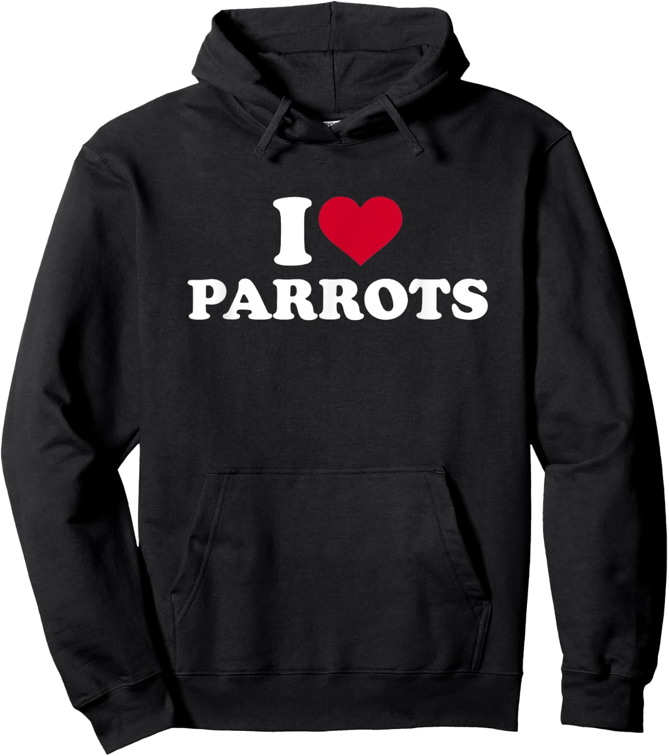 I love parrots Hoodie - Hoodie | Black