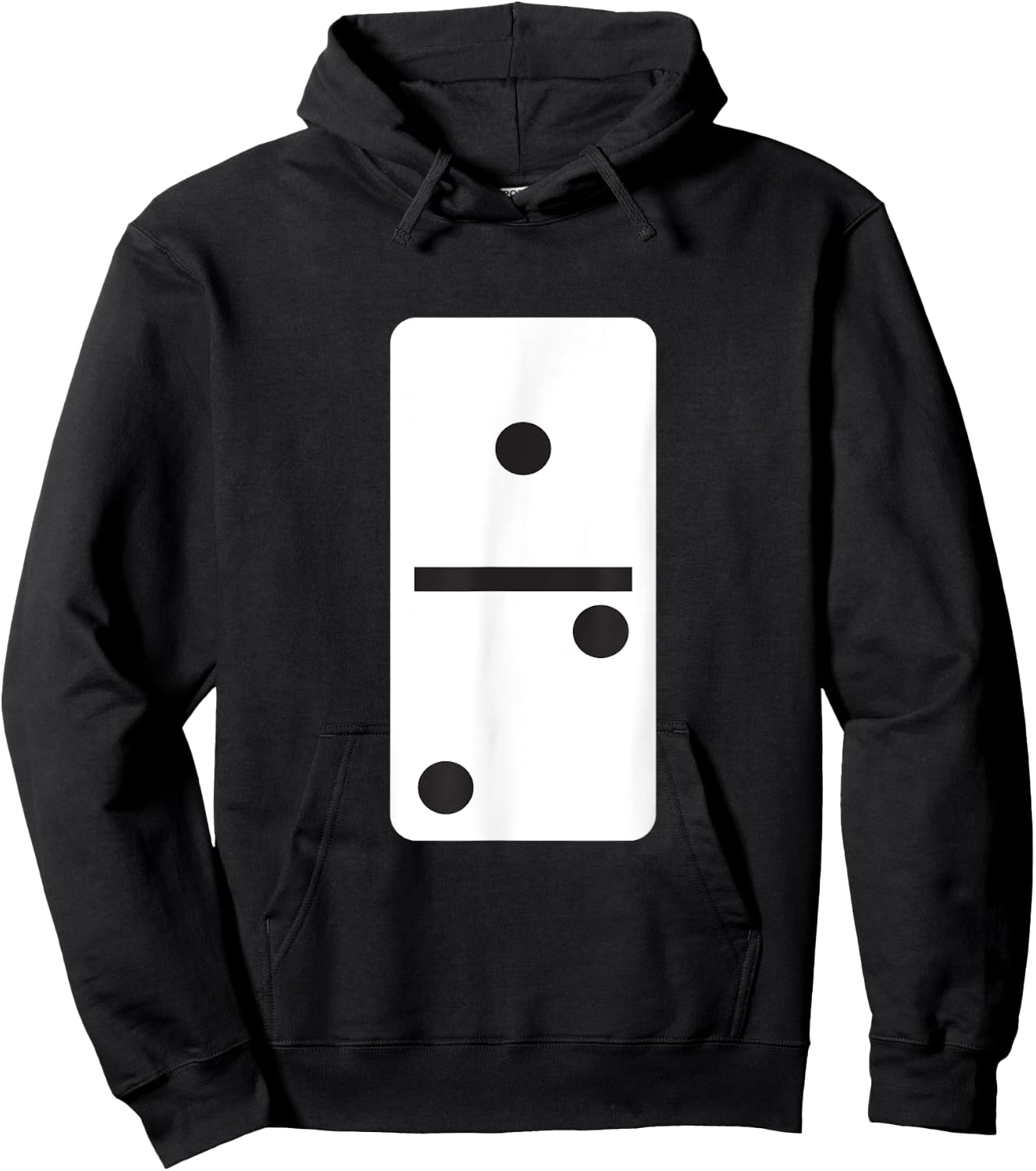 One Two Dominoes Halloween Costume Domino Game Hoodie - Hoodie | Black