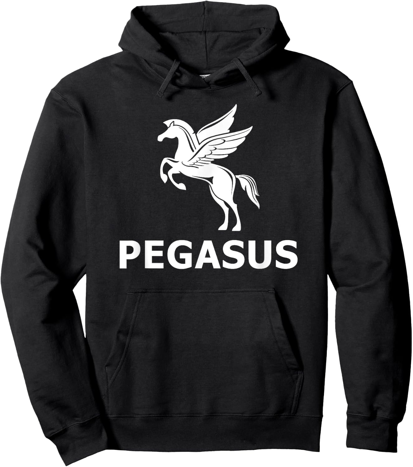 Pegasus Greek Mythology Divine Horse Hoodie - Hoodie | Black