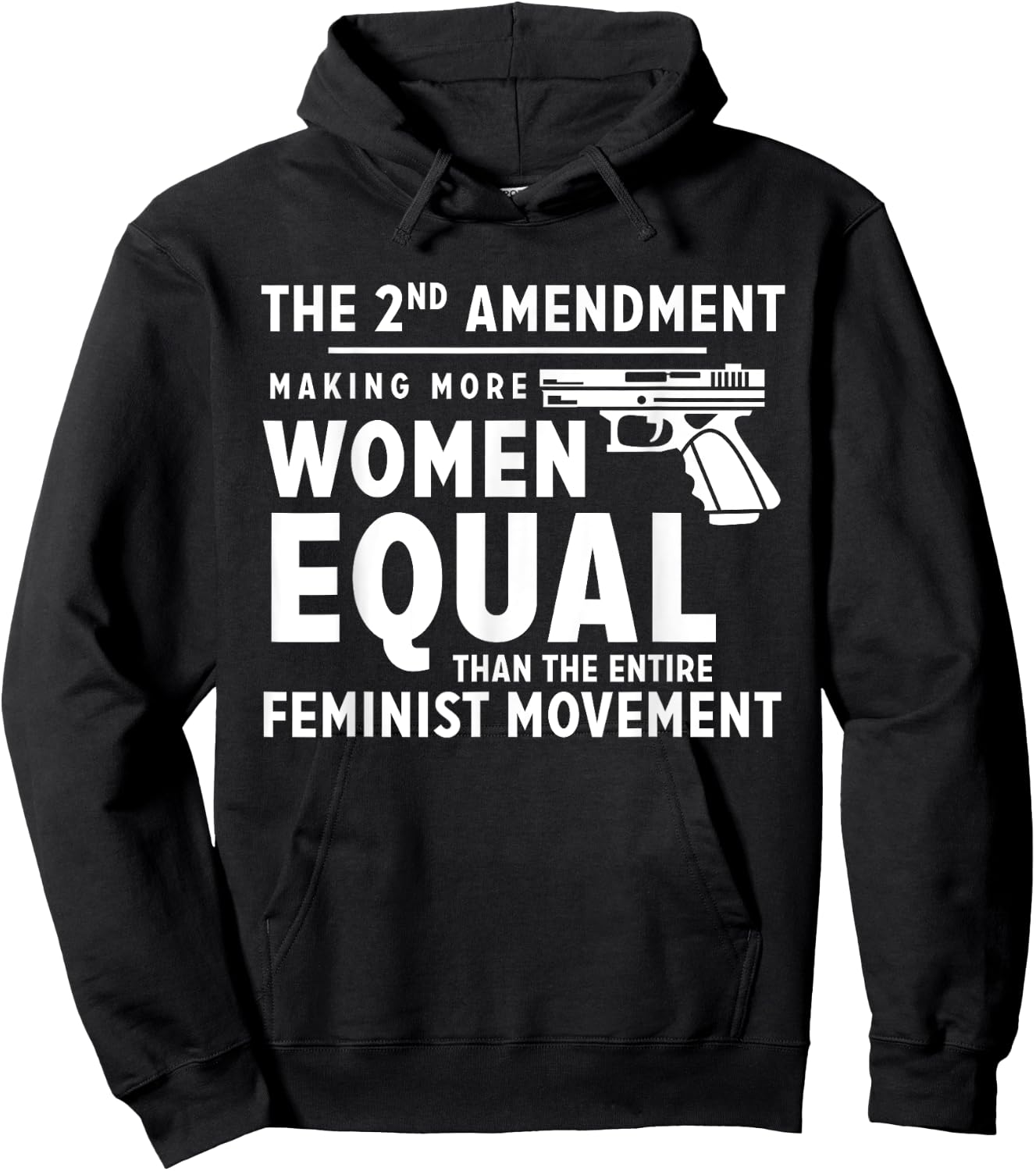 The 2nd Amendment Making Women Equal Hoodie - Hoodie | Black