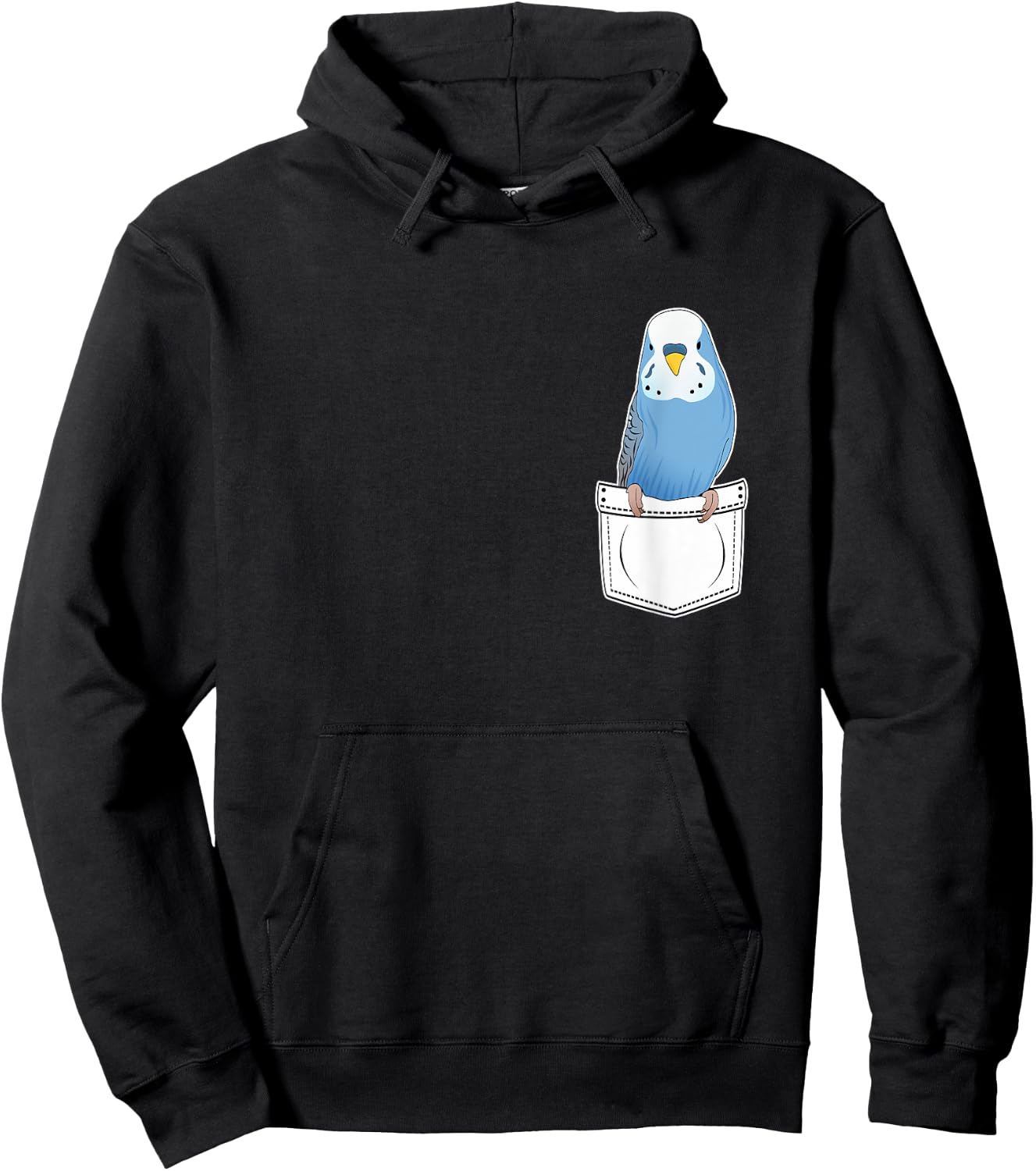Pet Budgie Pocket Bird Budgerigar Gift Men Women Kids Hoodie - Hoodie | Black
