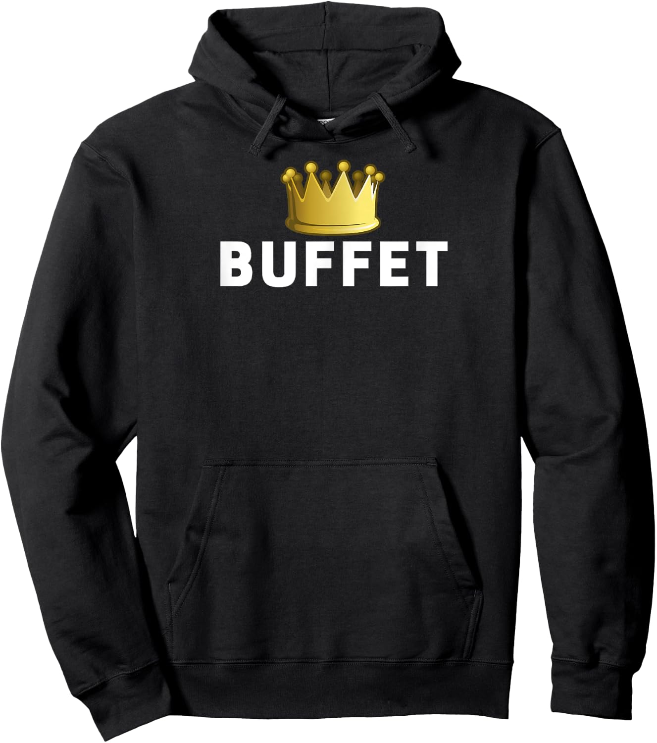 Buffet King Funny Foodie Hoodie - Hoodie | Black