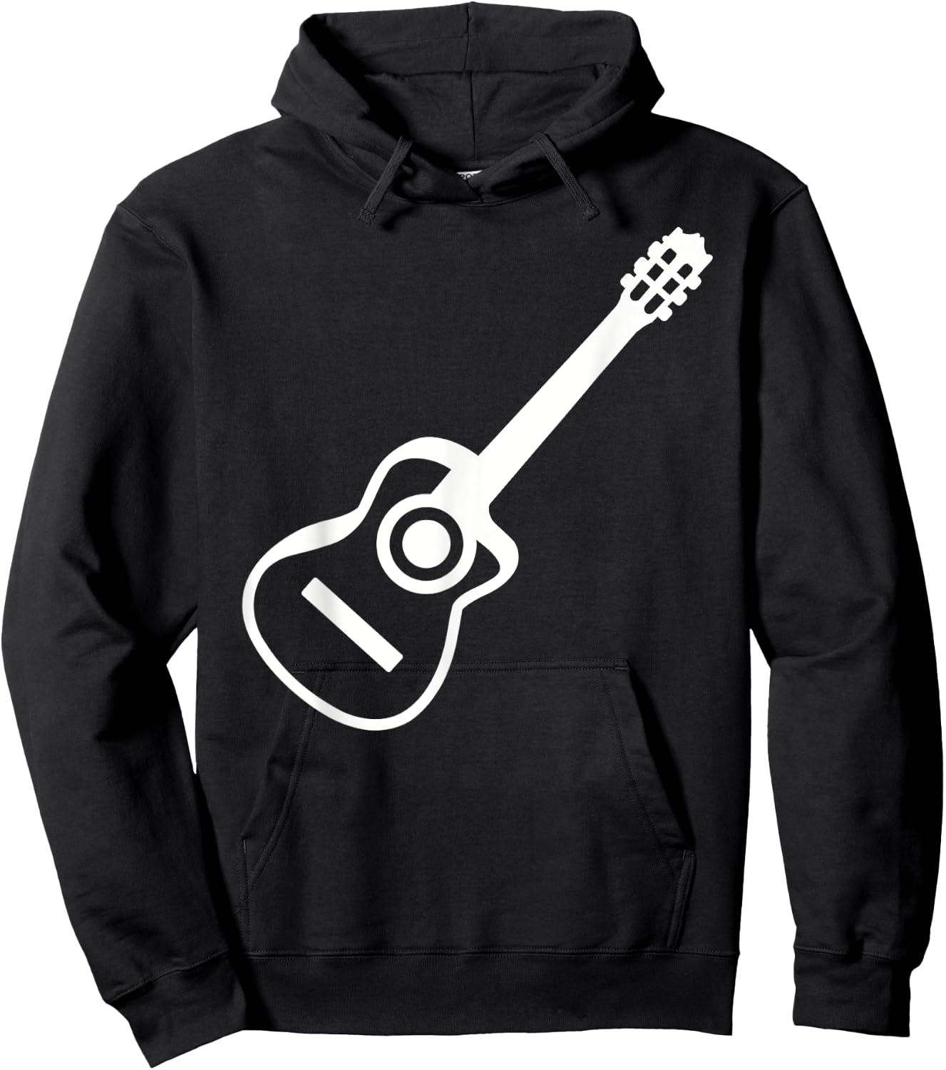 Acoustic guitar Hoodie - Hoodie | Black