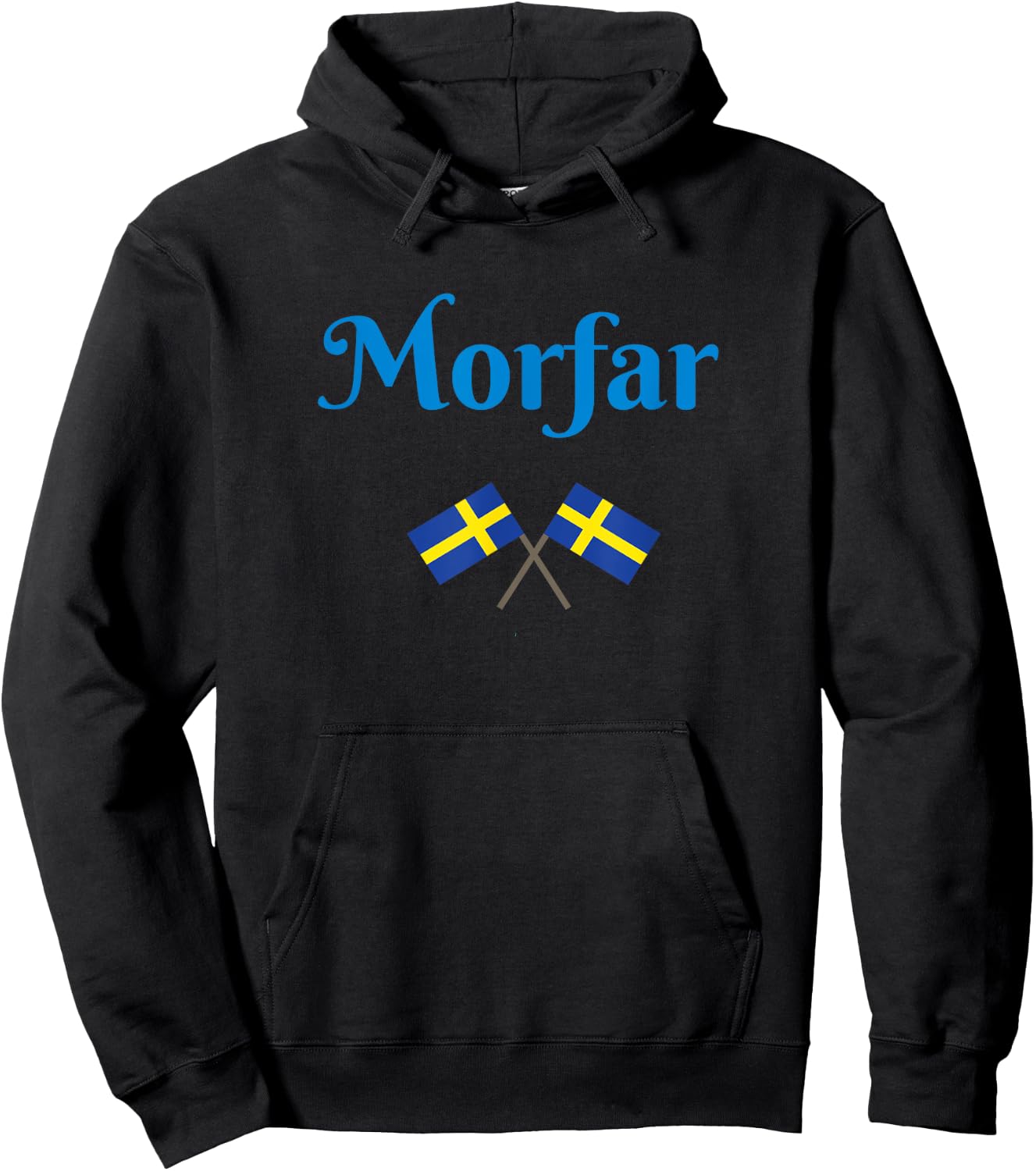 Morfar Swedish Grandfather Mother's Father Hoodie - Hoodie | Black