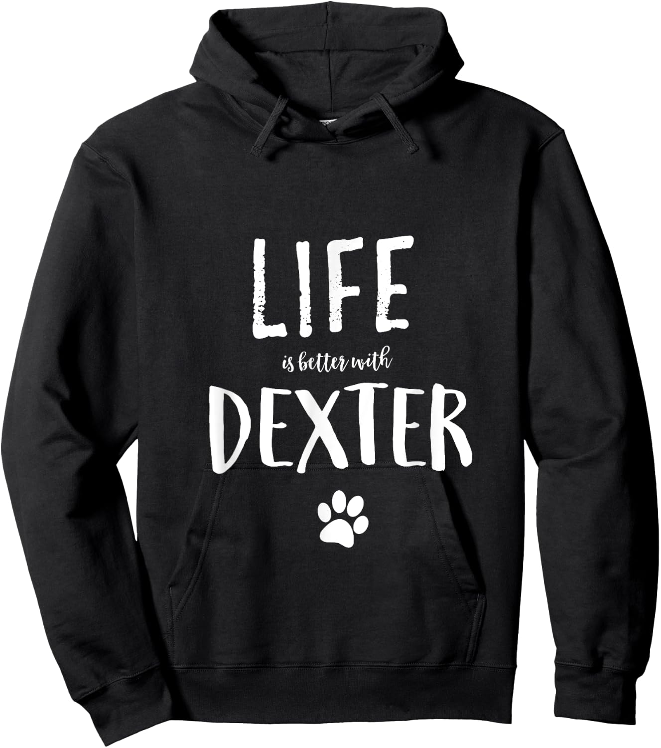 Life is better with Dexter Dog Name Gift Shirt Hoodie - Hoodie | Black
