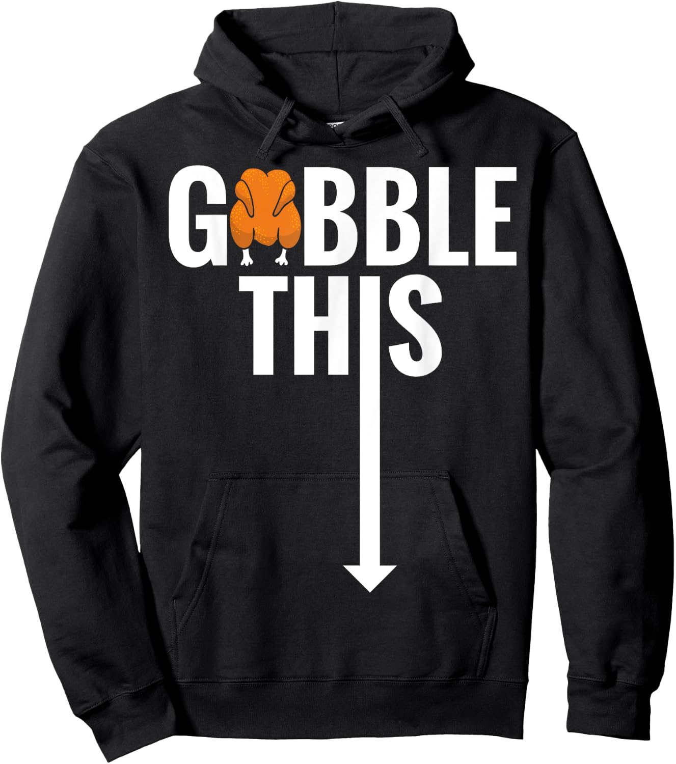 Gobble Gobble This Turkey Funny Thanksgiving Shirt Hoodie - Hoodie | Black