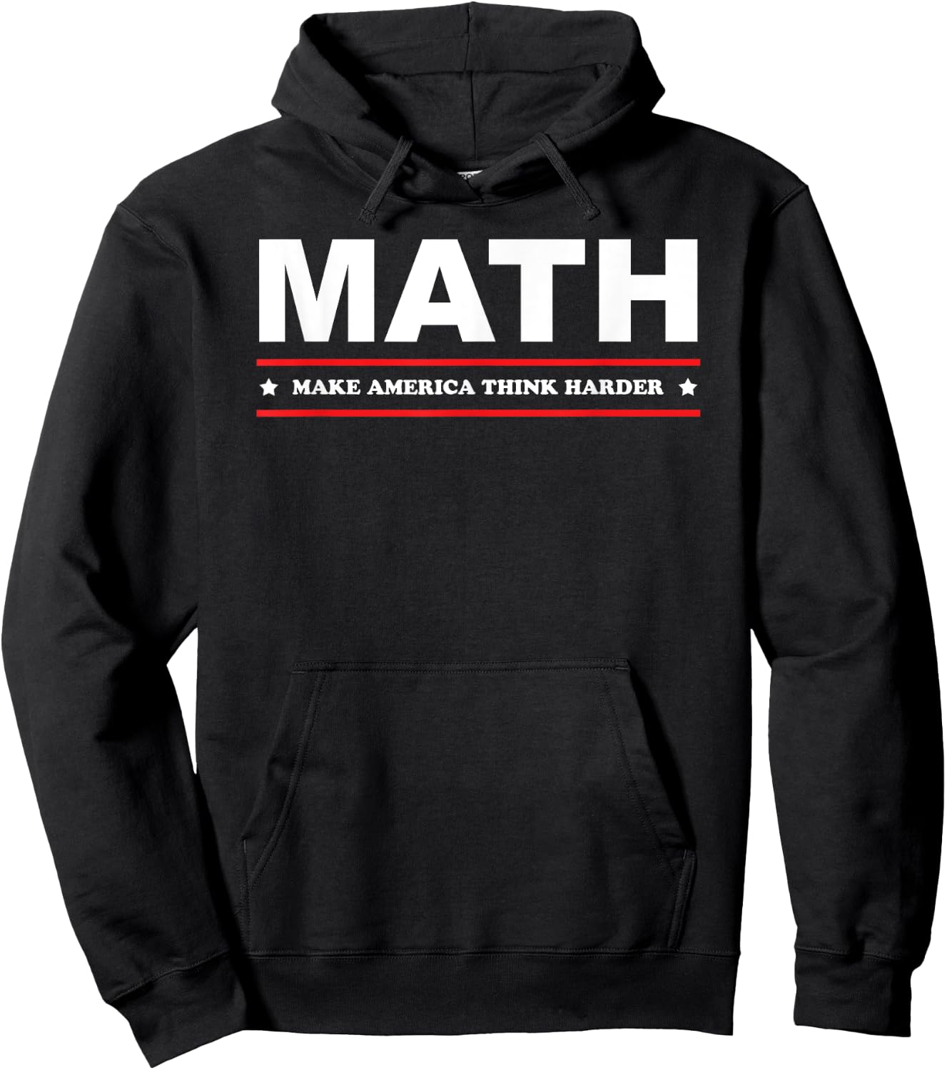 MATH MAKE AMERICA THINK HARDER Andrew Yang 2020 Hoodie - Hoodie | Black