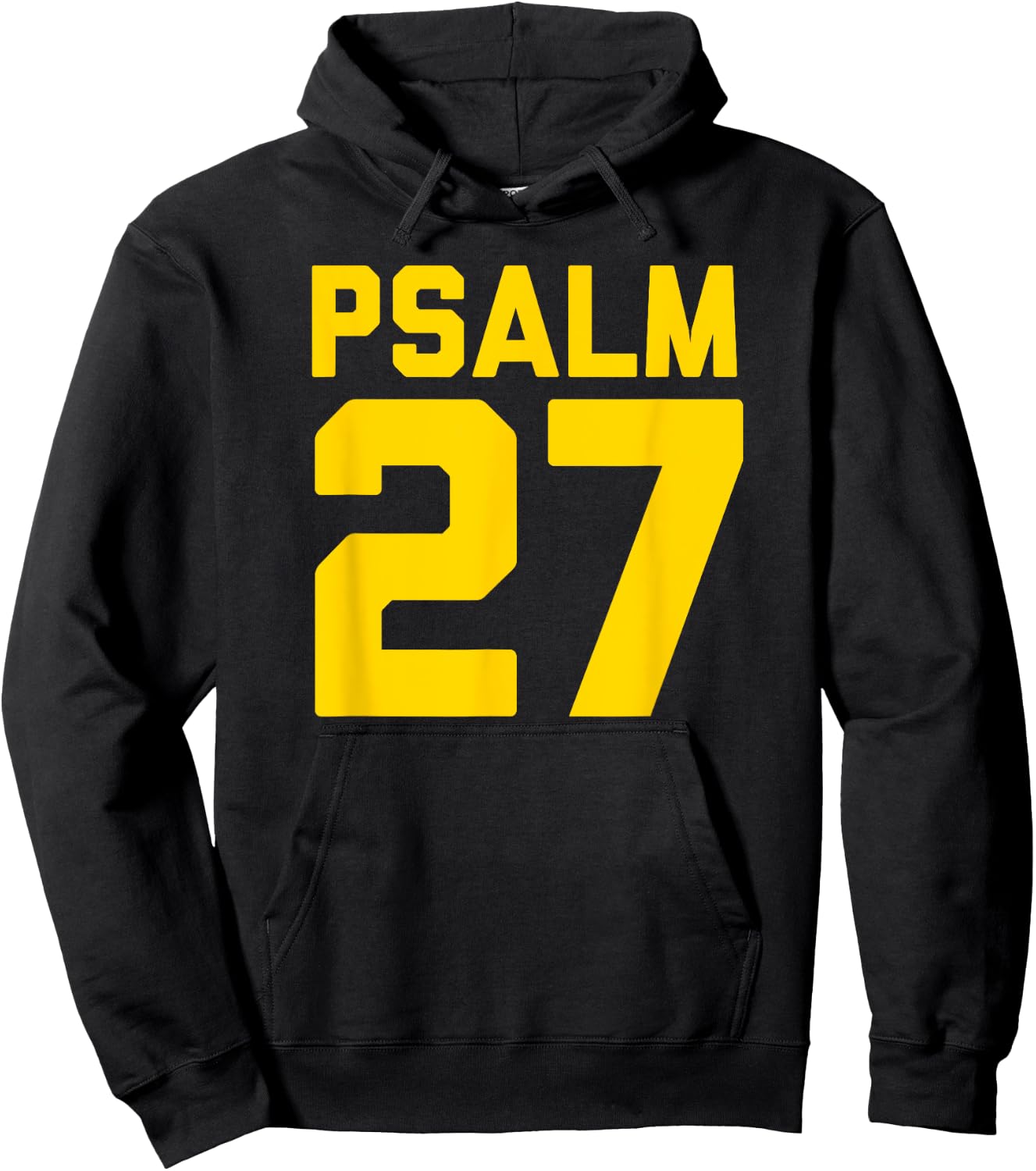 Psalm 27 Hoodie - Hoodie | Black