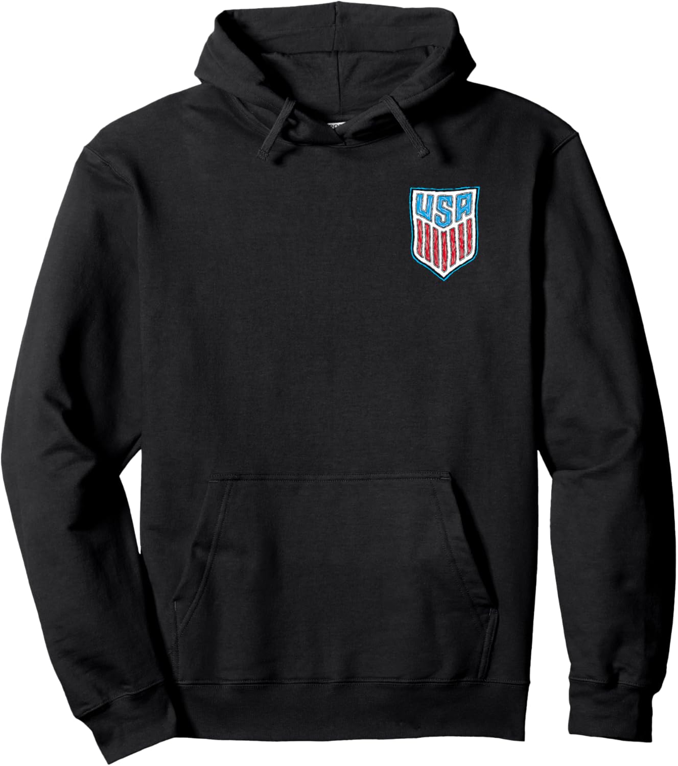 United States Soccer Spiral Goal USMNT Officially Licensed Hoodie - Hoodie | Black