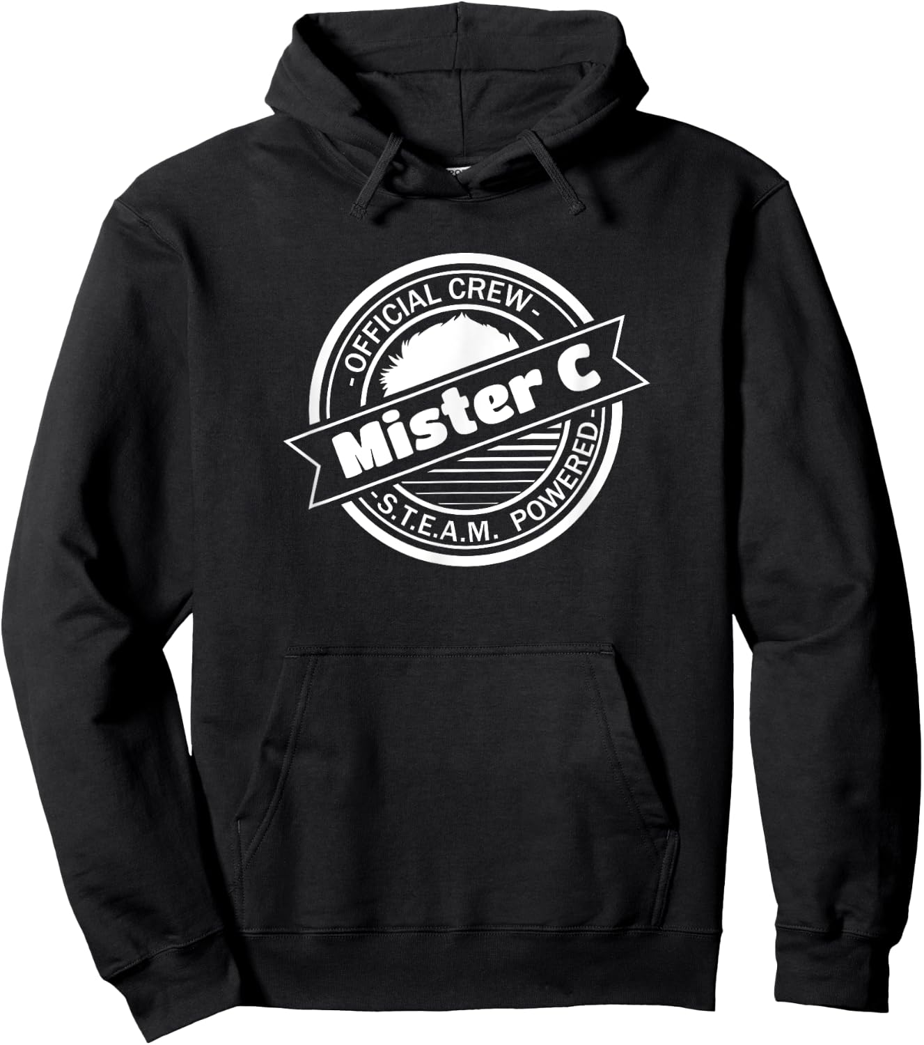 Mister C Official Crew STEAM Powered education Hoodie - Hoodie | Black