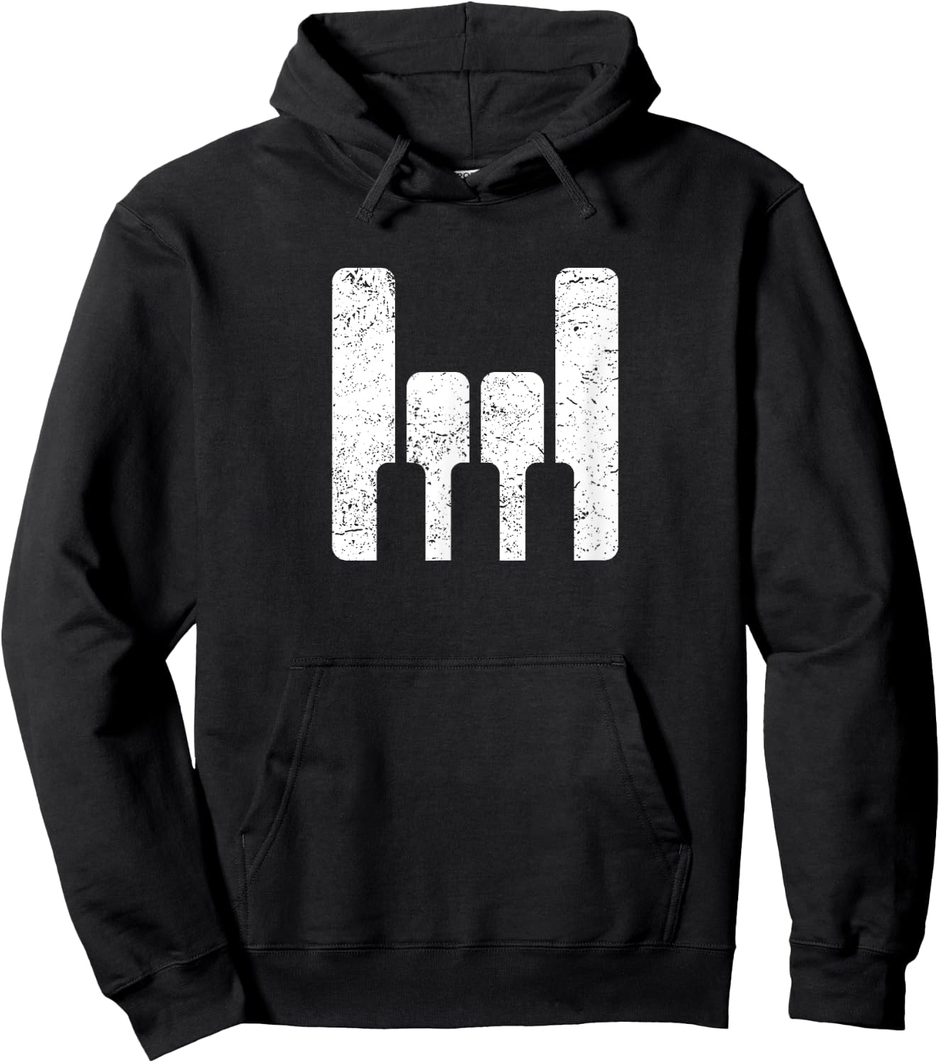 Piano Player Teacher Gift - The Keyboard Rocks Hoodie - Hoodie | Black