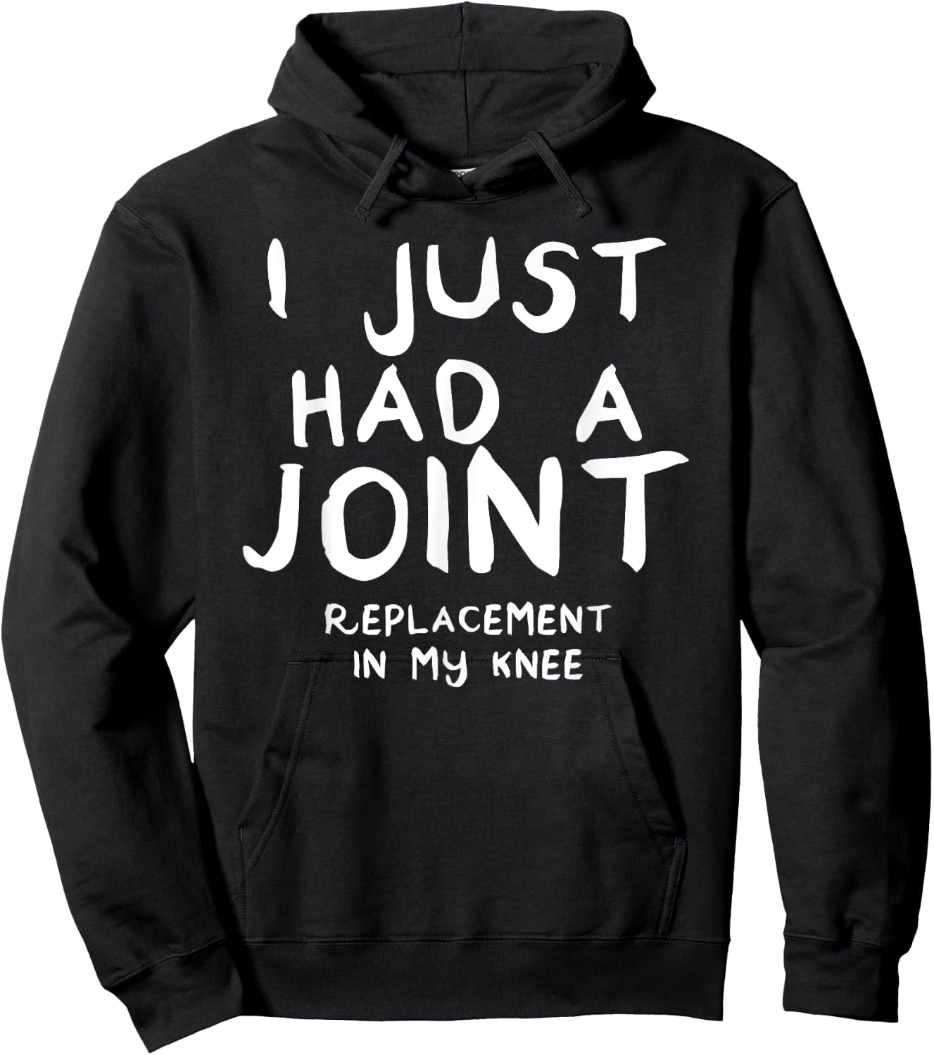 Gift Knee Replacement: Funny Joint Surgery Hoodie - Hoodie | Black