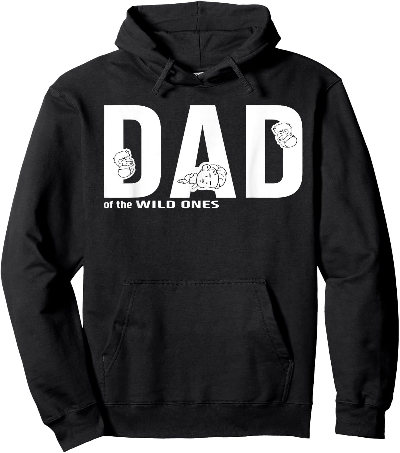 Dad Shirts Funny Proud Father Shirt Gag Parenting Hoodie - Hoodie | Black