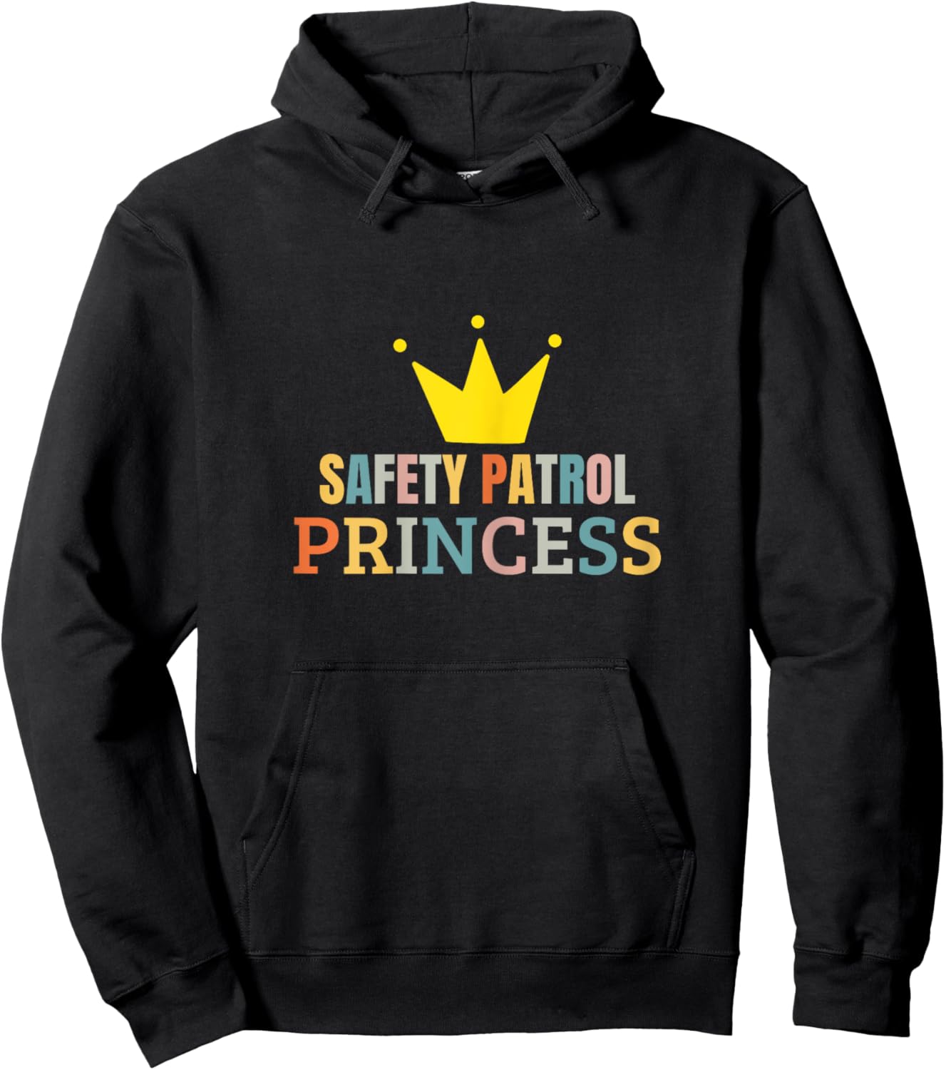 Safety Patrol Princess School Safety Patrol Hoodie - Hoodie | Black