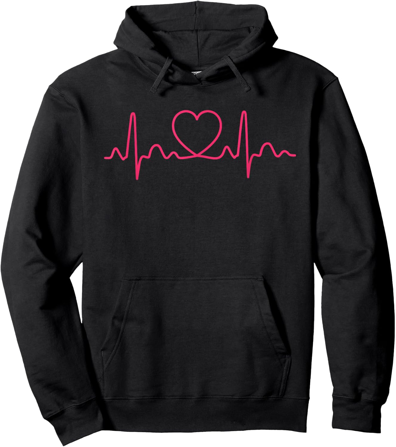 Heartbeat Doctor Nurse Medical Hoodie - Hoodie | Black