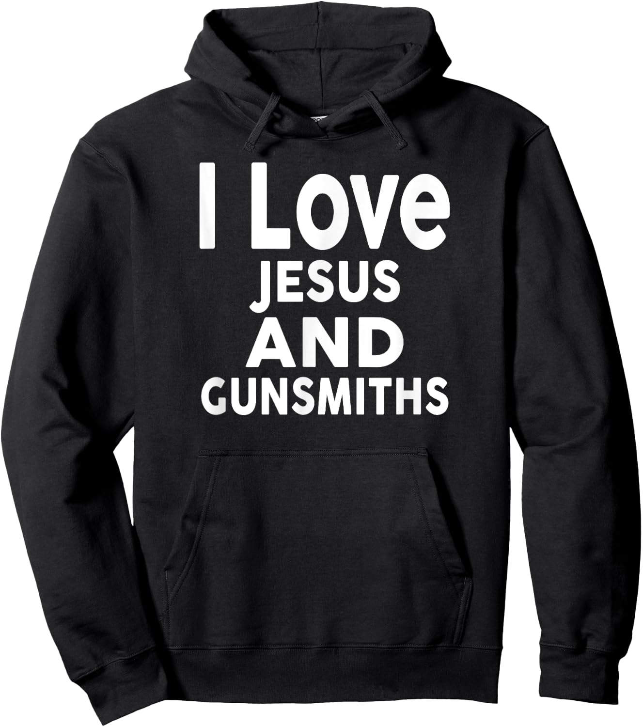 I Love Jesus and GUNSMITHS for GUNSMITH Hoodie - Hoodie | Black