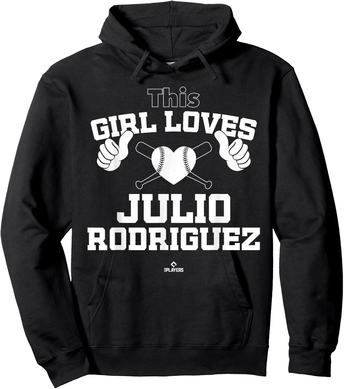 This Girl Loves Julio Rodriguez Prospect Baseball Fan Gear Hoodie - Hoodie | Black