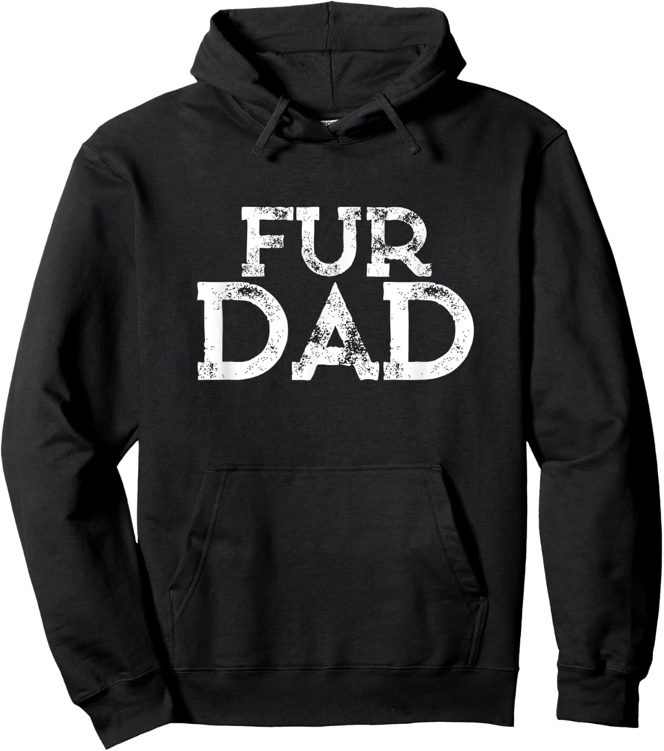 Fur Dad Shirt | Father's Day Gifts from Daughter Hoodie - Hoodie | Black