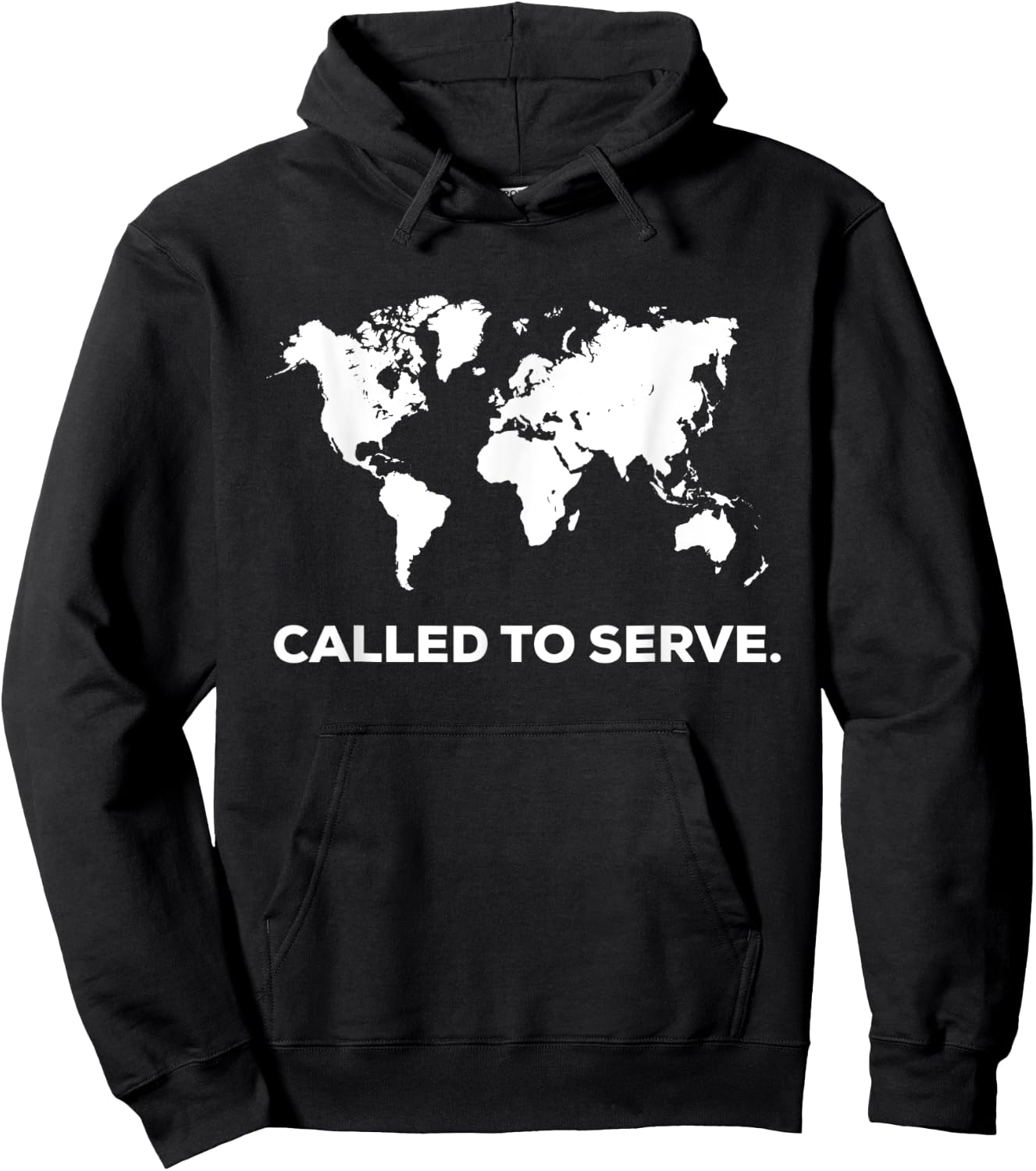 Called To Serve Christian Missions Nations Faith Hoodie - Hoodie | Black
