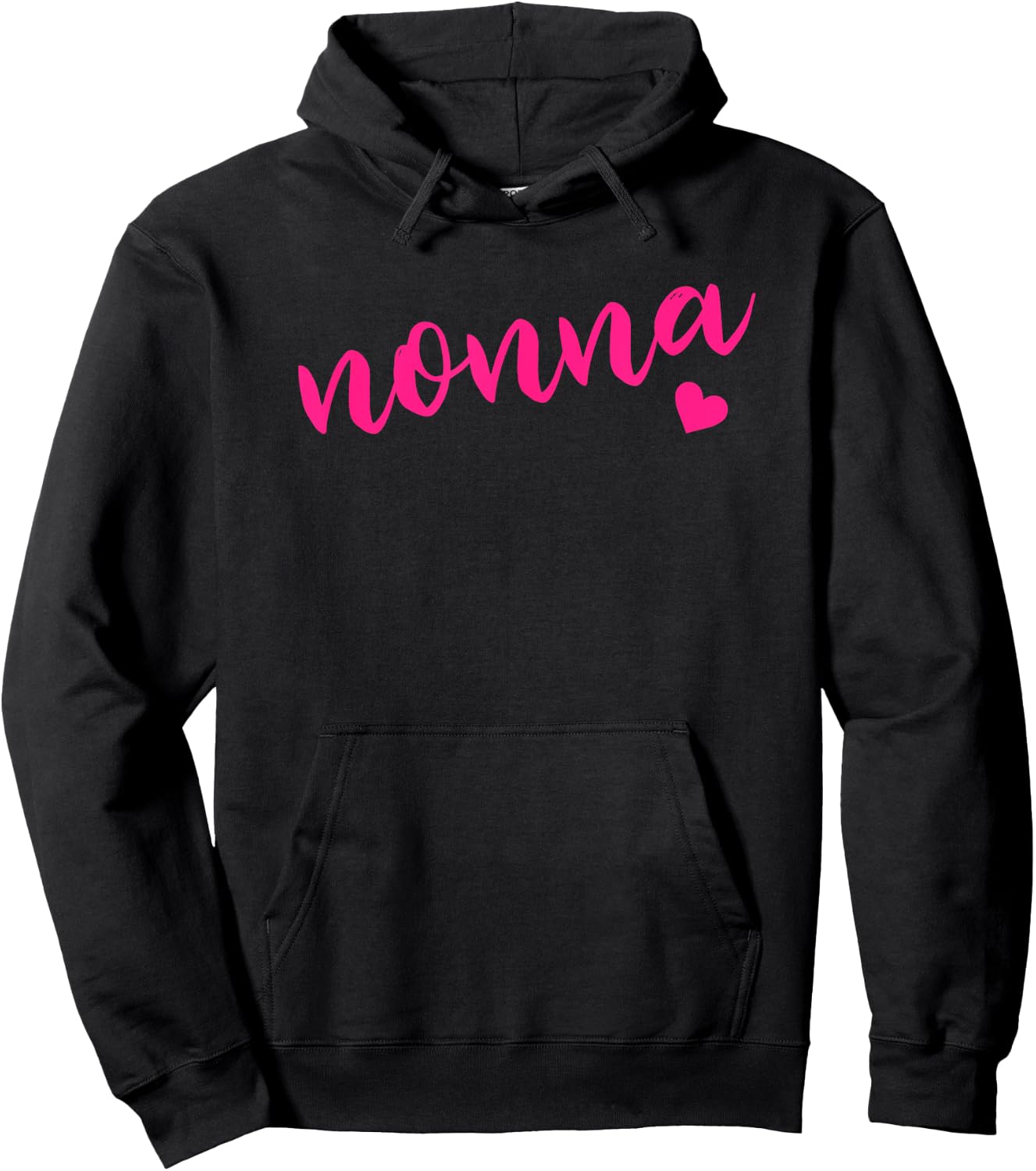 Shirt That Says Nonna Gift Grandma T Hoodie - Hoodie | Black