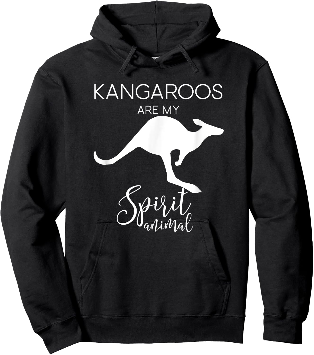 Kangaroo Joey Spirit Animal J000384 Hoodie - Hoodie | Black