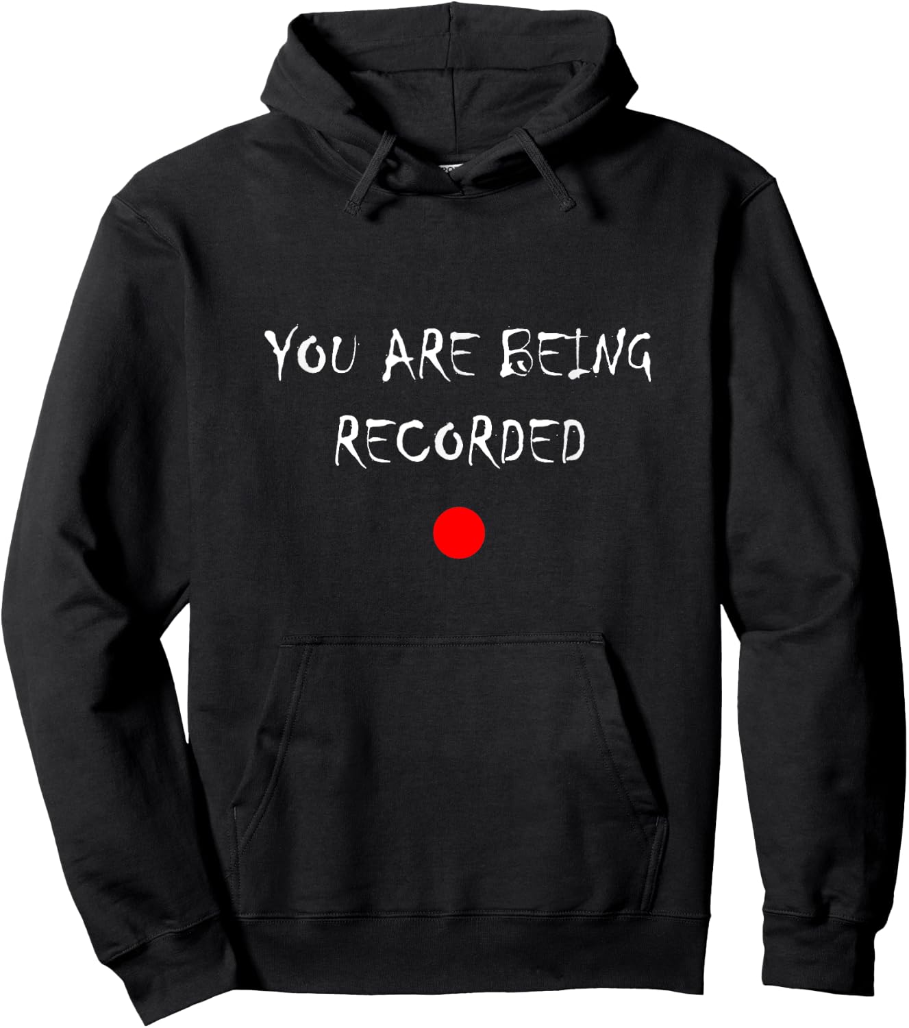 My Boo Matching Halloween Couples Funny You Are Being Recorded Apparel -Adults , Black, Small, Short Sleeve Hoodie - Hoodie | Black