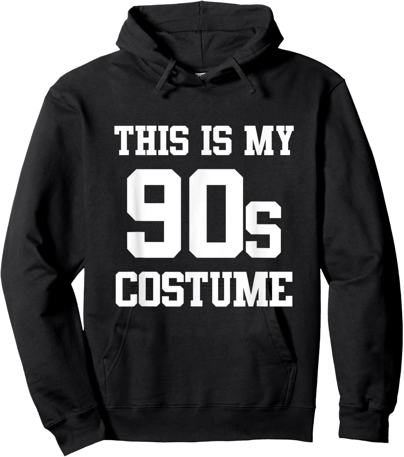 This Is My 90s Costume Nineties Retro Gift Hoodie - Hoodie | Black