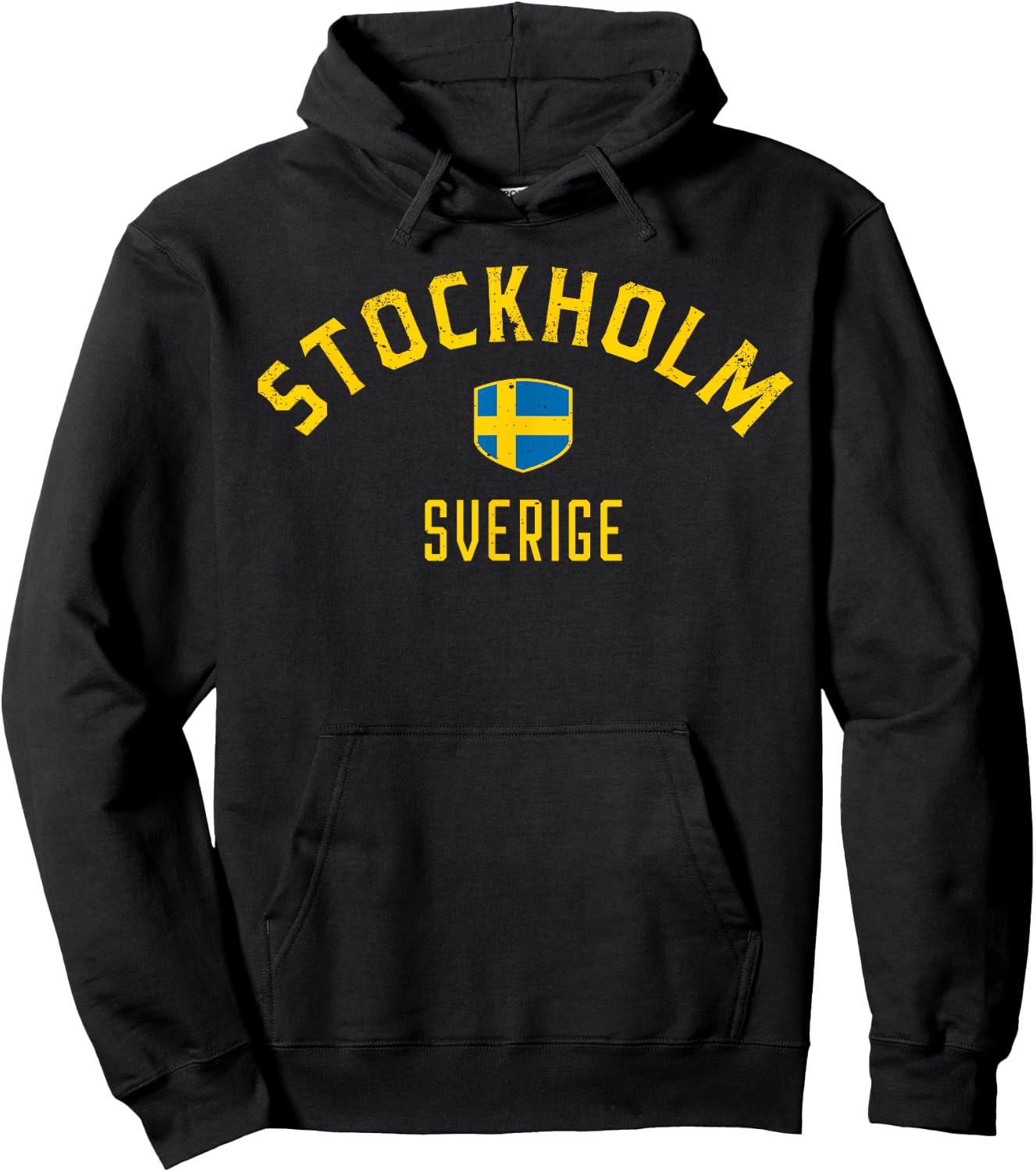 Stockholm Sweden - Stockholm Sverige Hoodie - Hoodie | Black