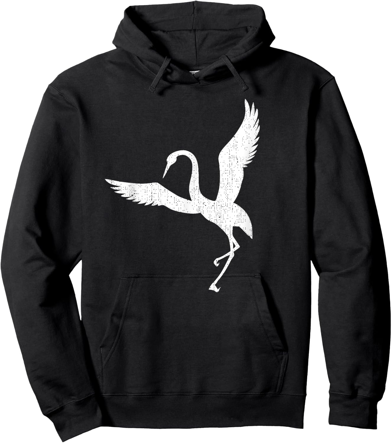Sandhill Crane Heron design Hoodie - Hoodie | Black