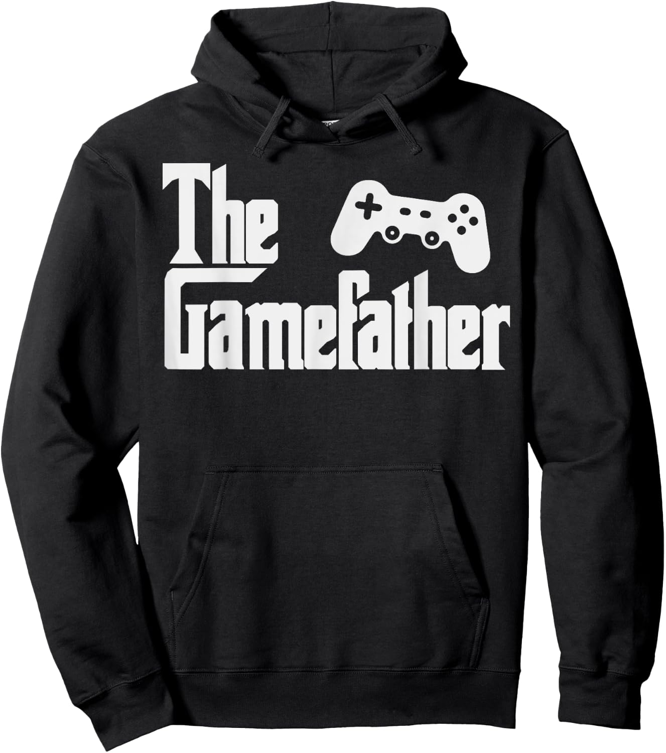 Funny Fathers Day The Gamefather Game Gaming Gamer Dad Gift Hoodie - Hoodie | Black